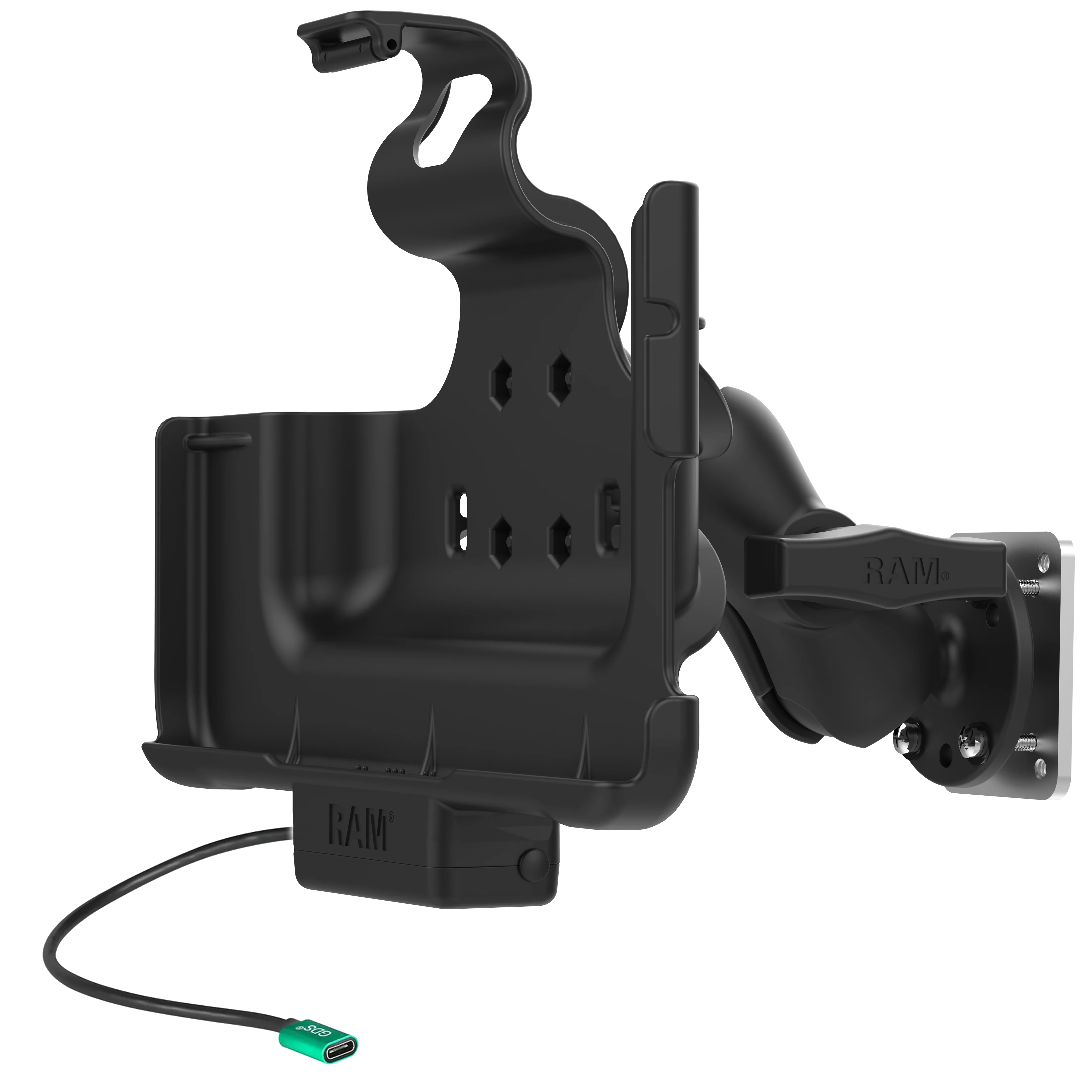 RAM® Powered Dock & Dashboard Mount for Samsung Tab Active5 Pro & 4 Pro - Image 2