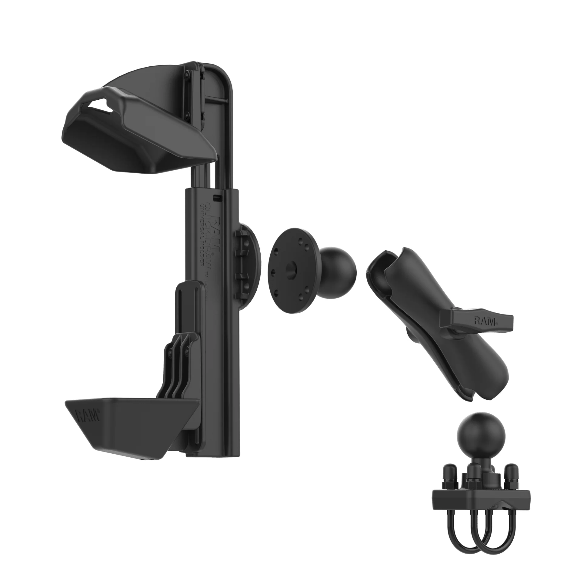 RAM® Quick-Draw™ Mount for Zebra TC8000/8300 with Double U-Bolt Base - Image 4