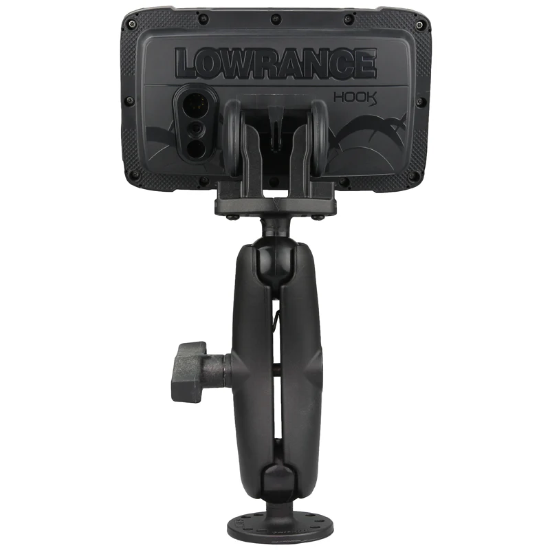 RAM® Double Ball Mount for Lowrance Eagle 4 & 5, Hook² & Reveal 5 - Image 2