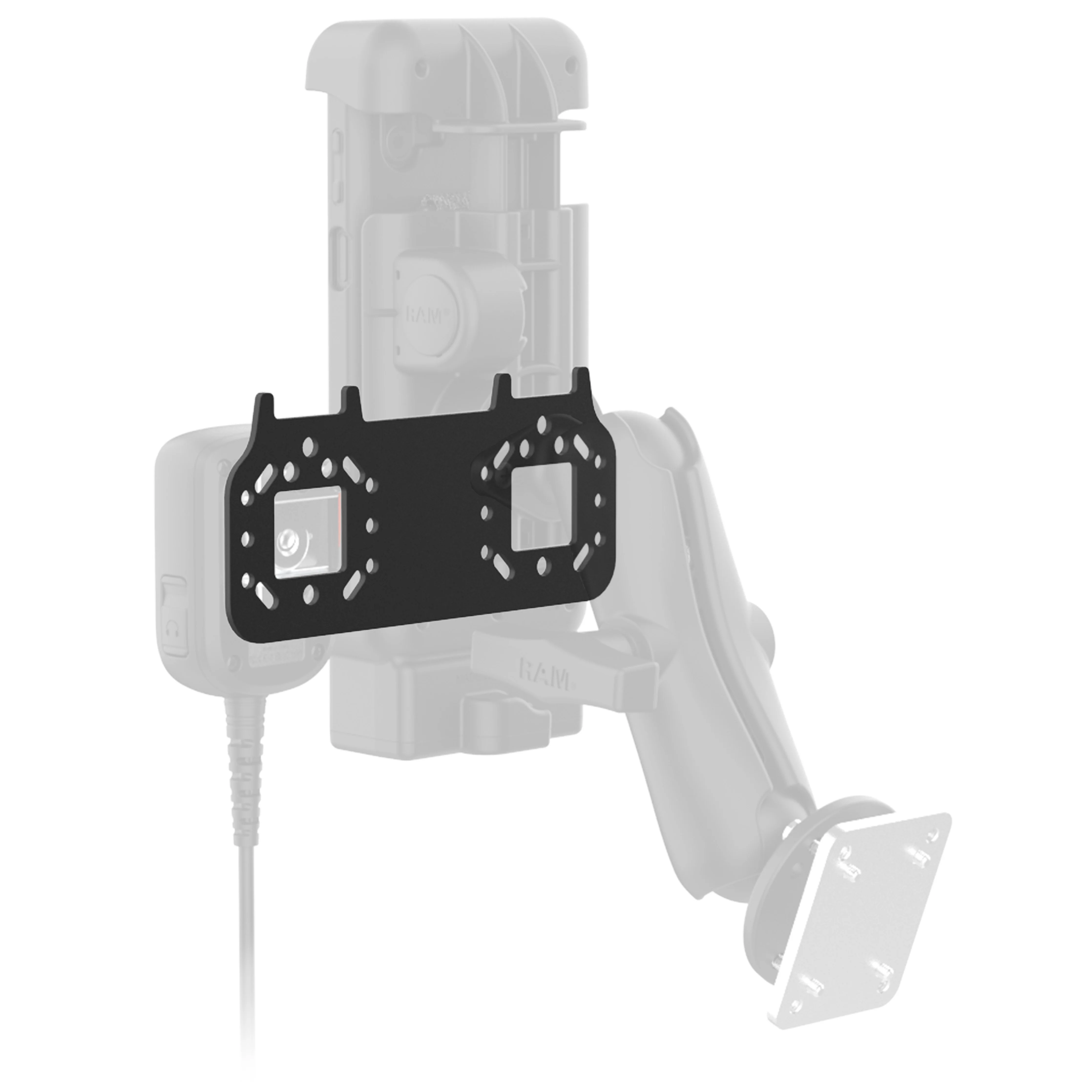 RAM® Short Bracket Adapter for PTT Remote Speaker Microphones - Image 3