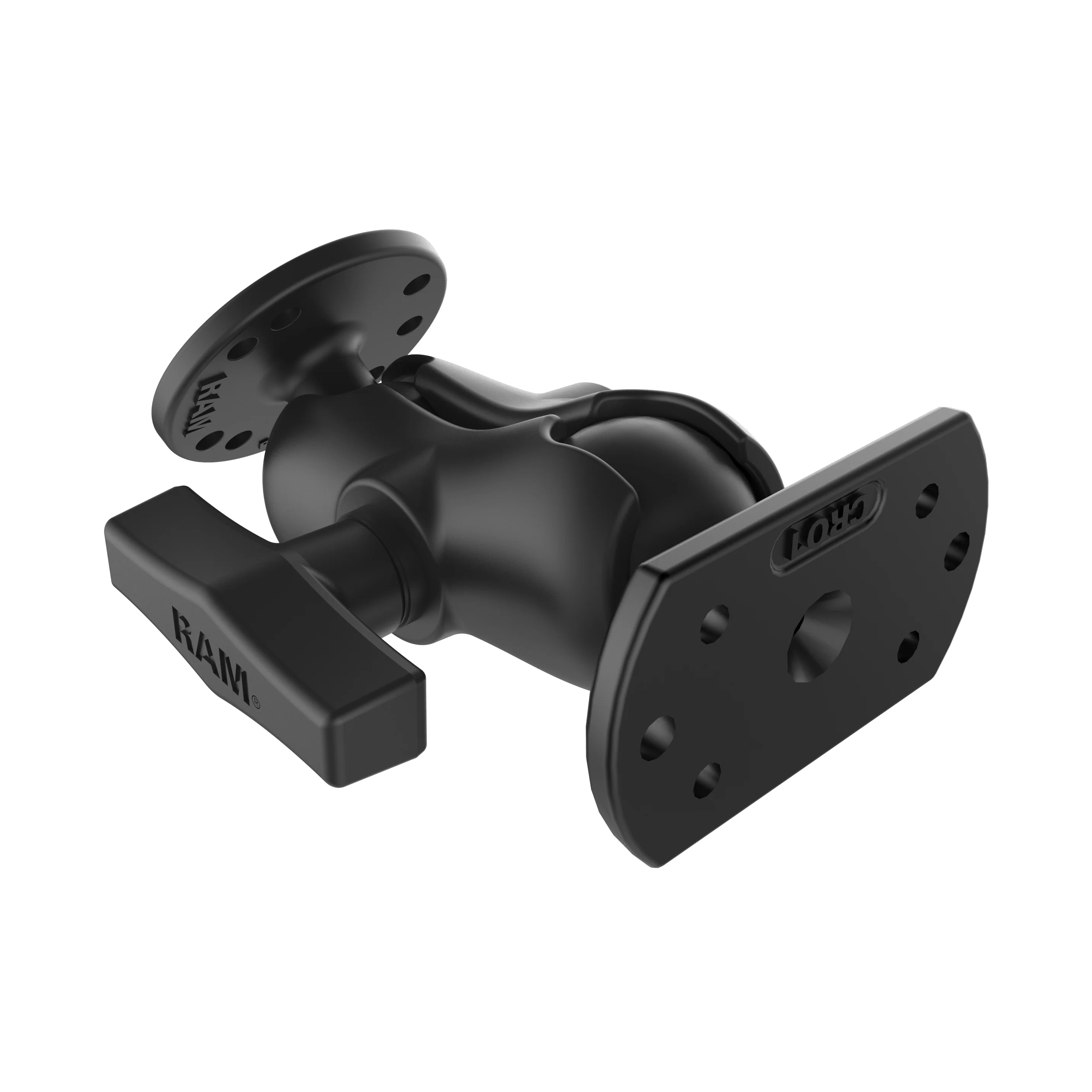 RAM® Universal Double Ball Mount for Crown Work Assist® - Short - Image 2