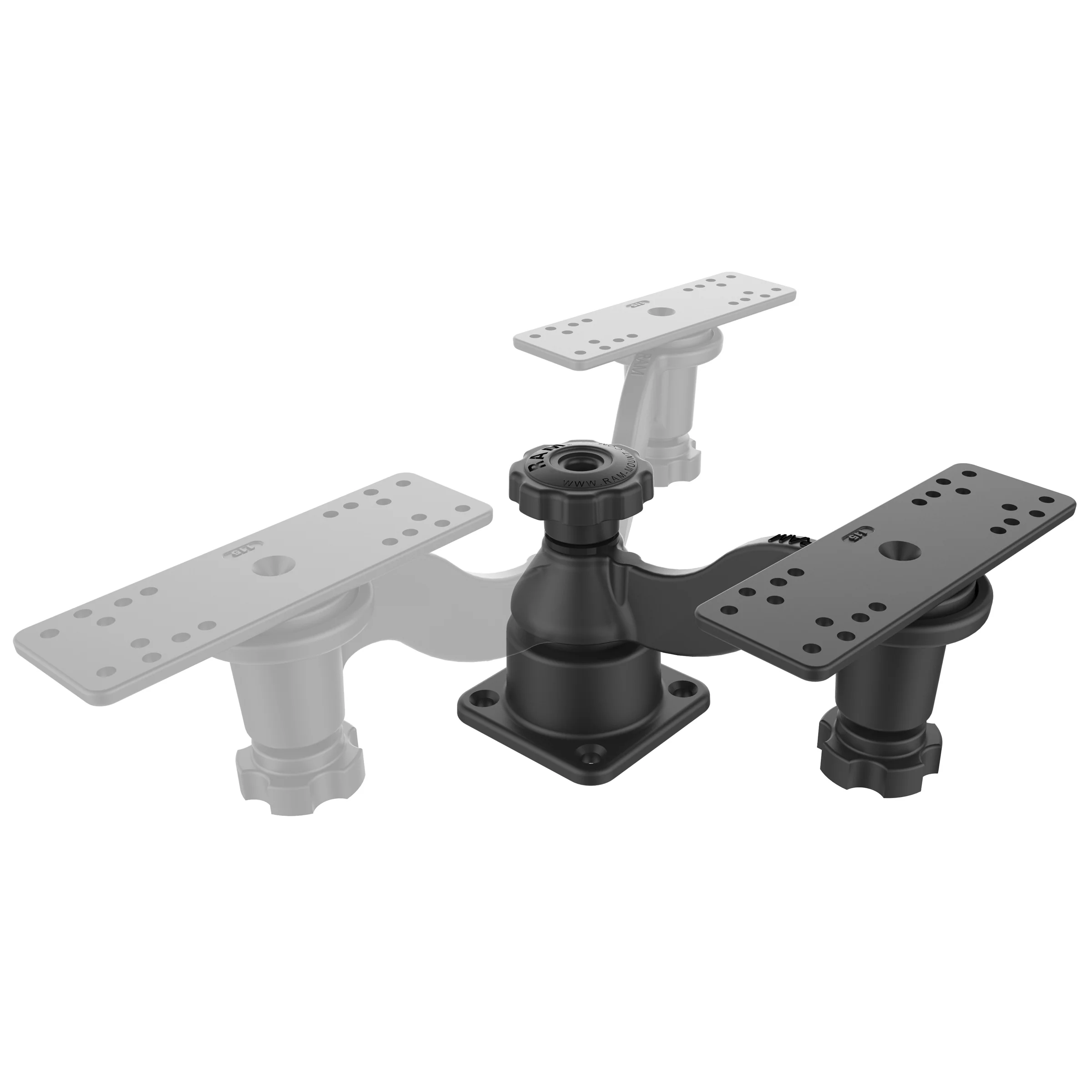 RAM® Horizontal 6" Swing Arm Mount for Fish Finders & Plotters - Image 4