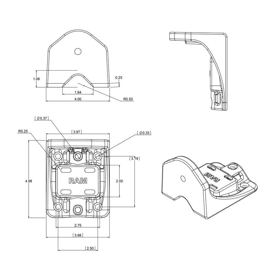 RAM® Vertical Swing Arm Base - Image 6
