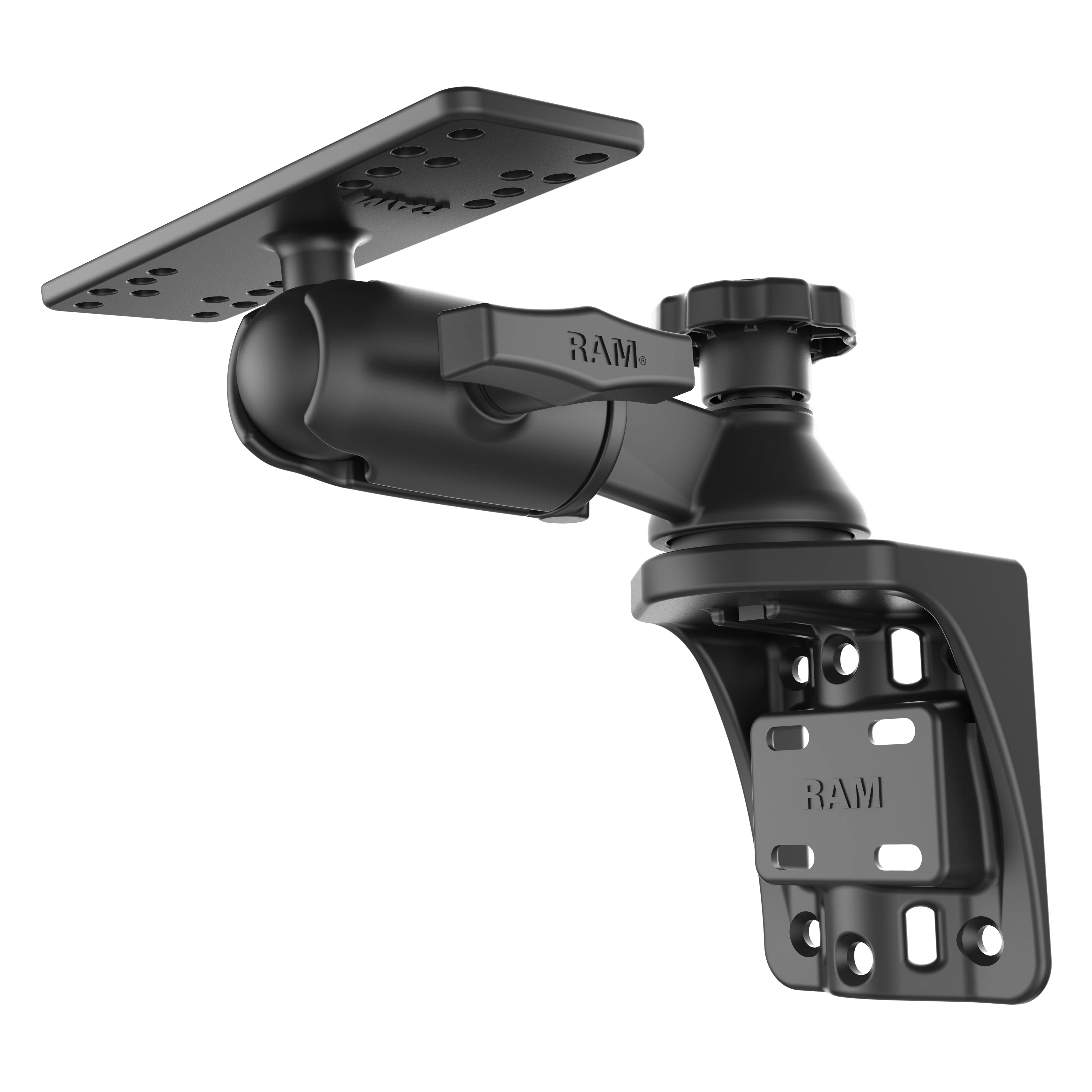 RAM® Vertical 6" Swing Arm Mount with Round Ball Adapter - Image 4