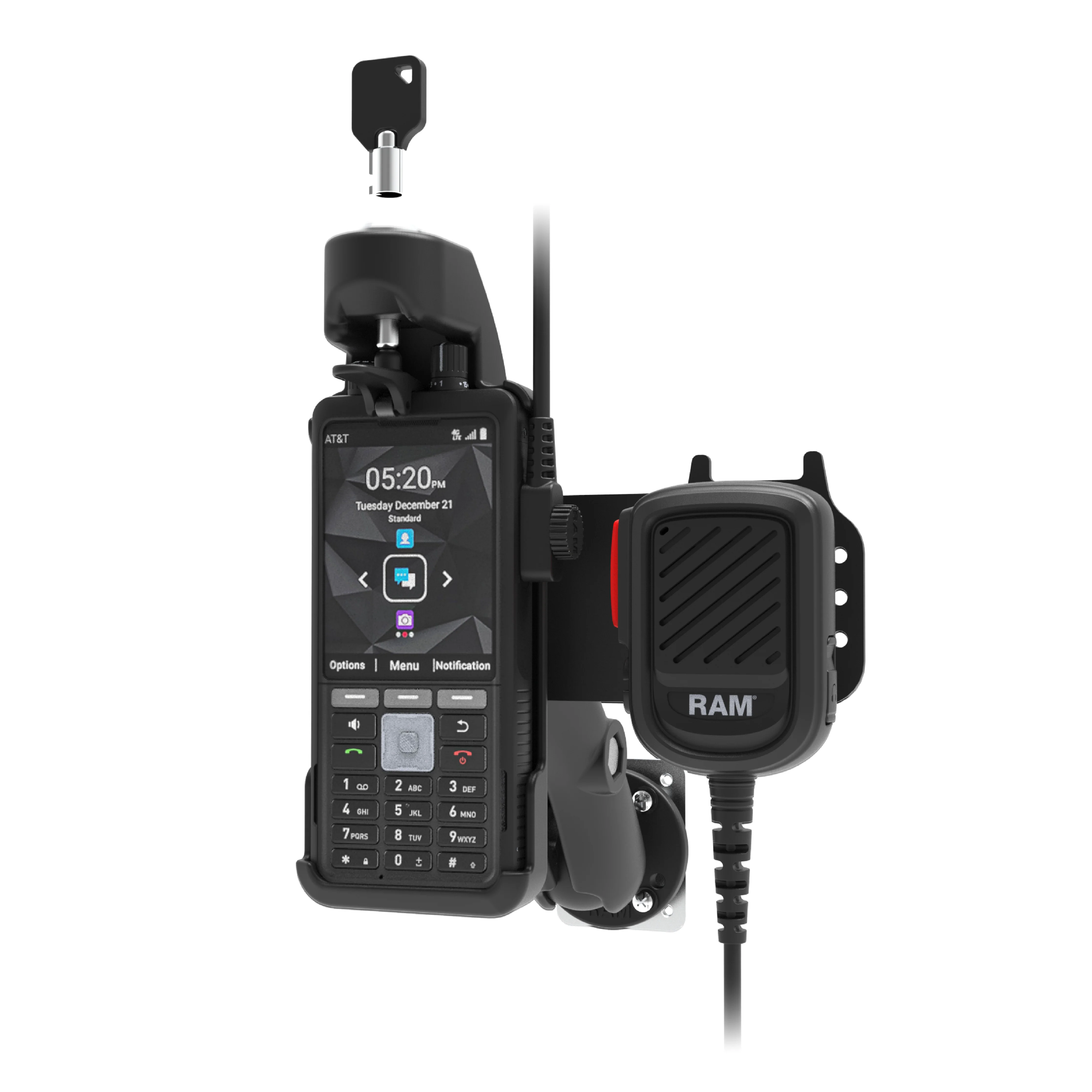 RAM® PTT Remote Speaker Mic Bundle for Sonim XP5plus