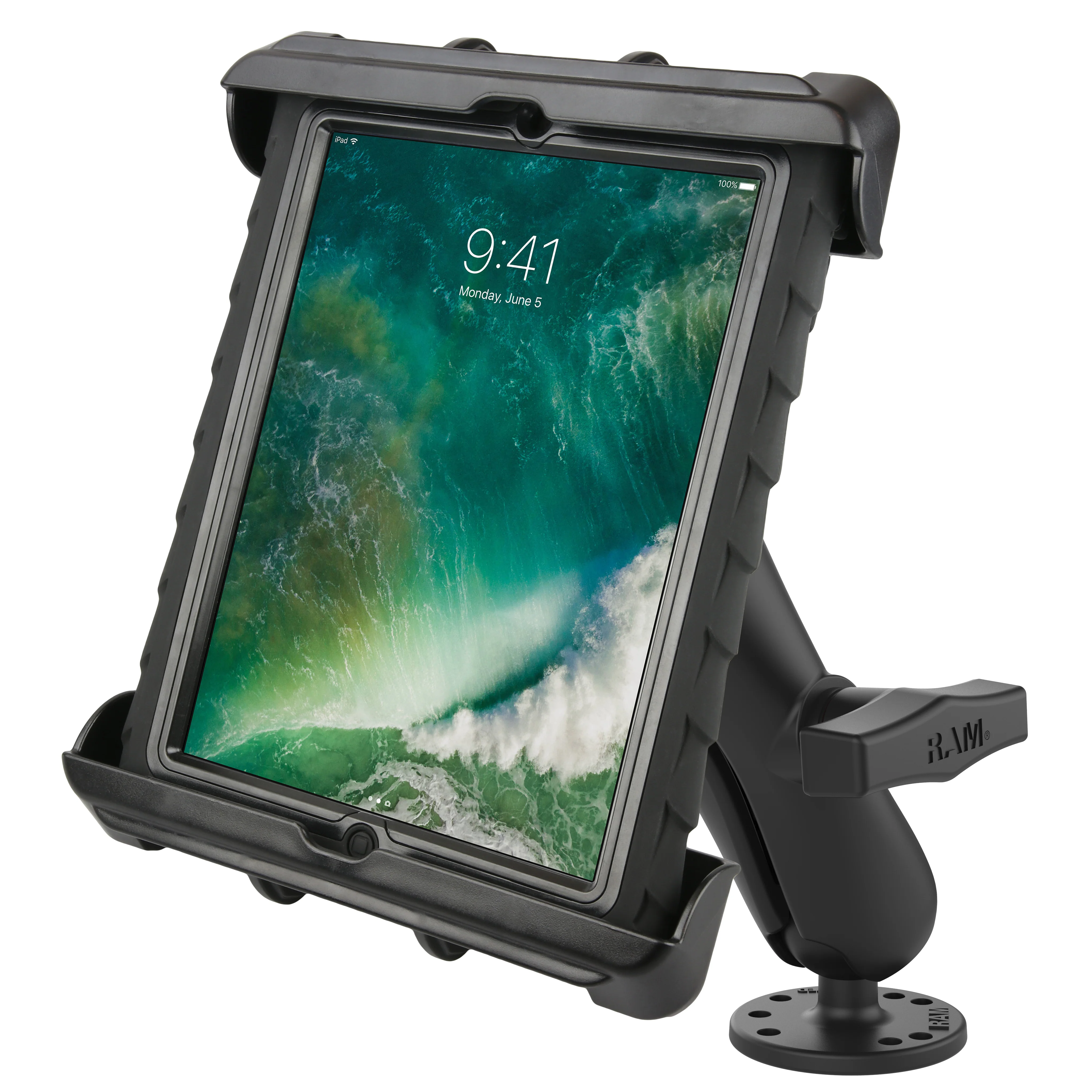 RAM® Tab-Tite™ Flat Surface Mount for iPad Gen 1-4 with Case + More - Image 2