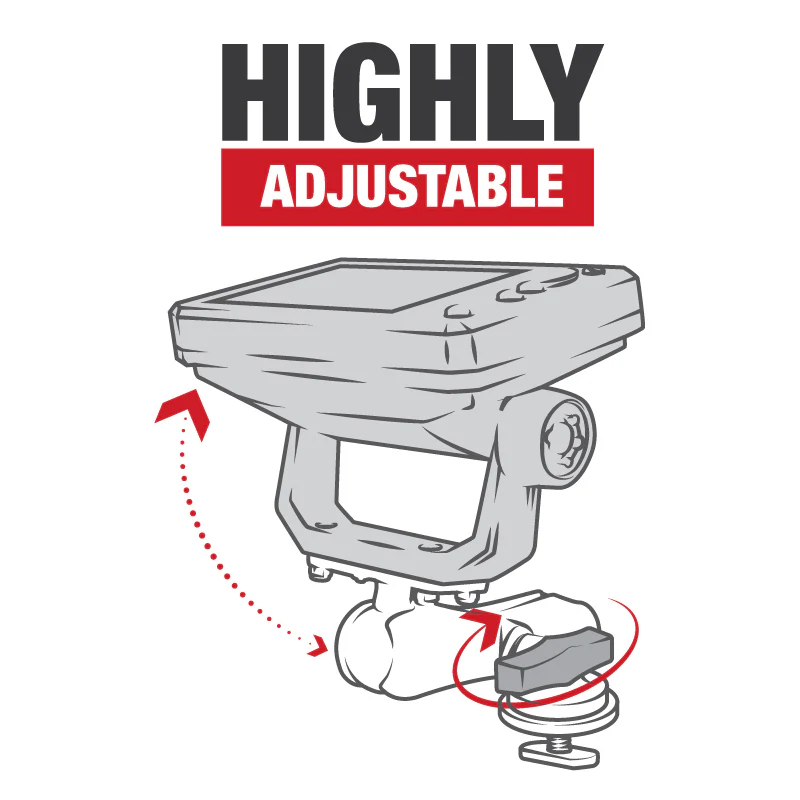 RAM® Track Ball™ Mount for Humminbird Helix 7 - Image 4
