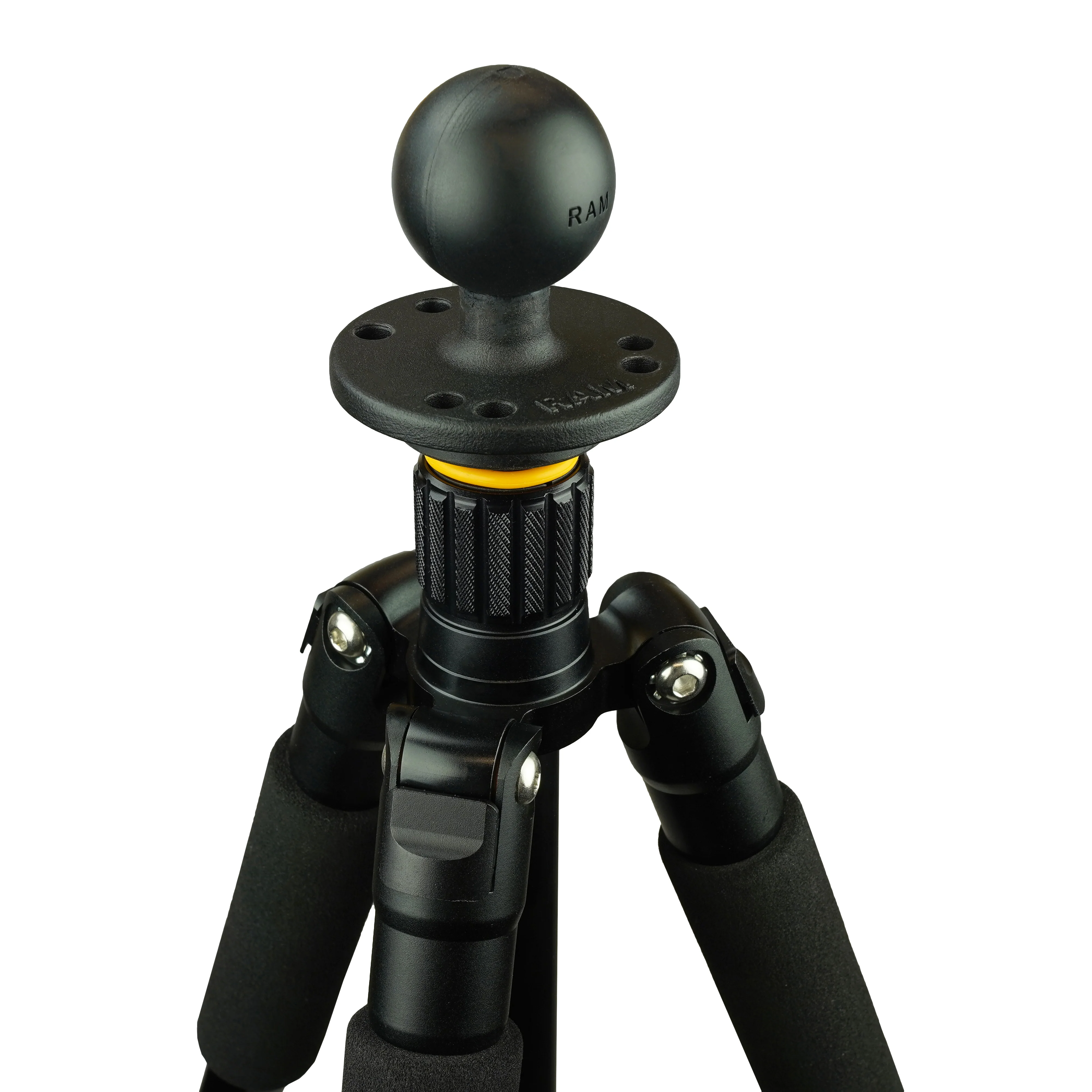 RAM® Ball Adapter with Round Plate and 3/8"-16 Threaded Hole - Image 2