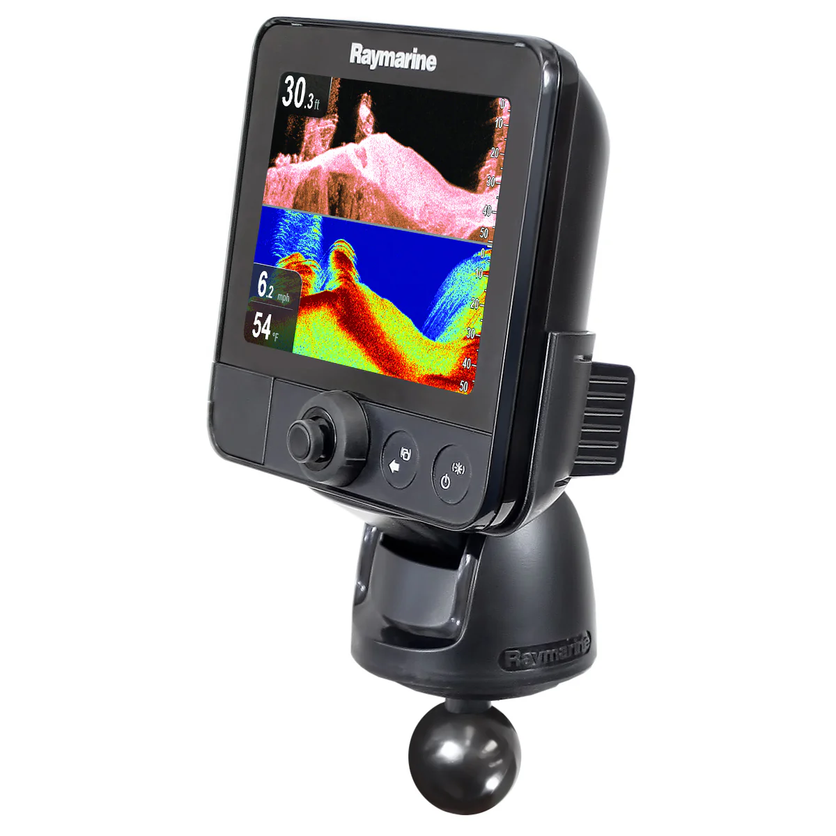 RAM® Ball Adapter with Hardware for Raymarine Dragonfly - C Size
