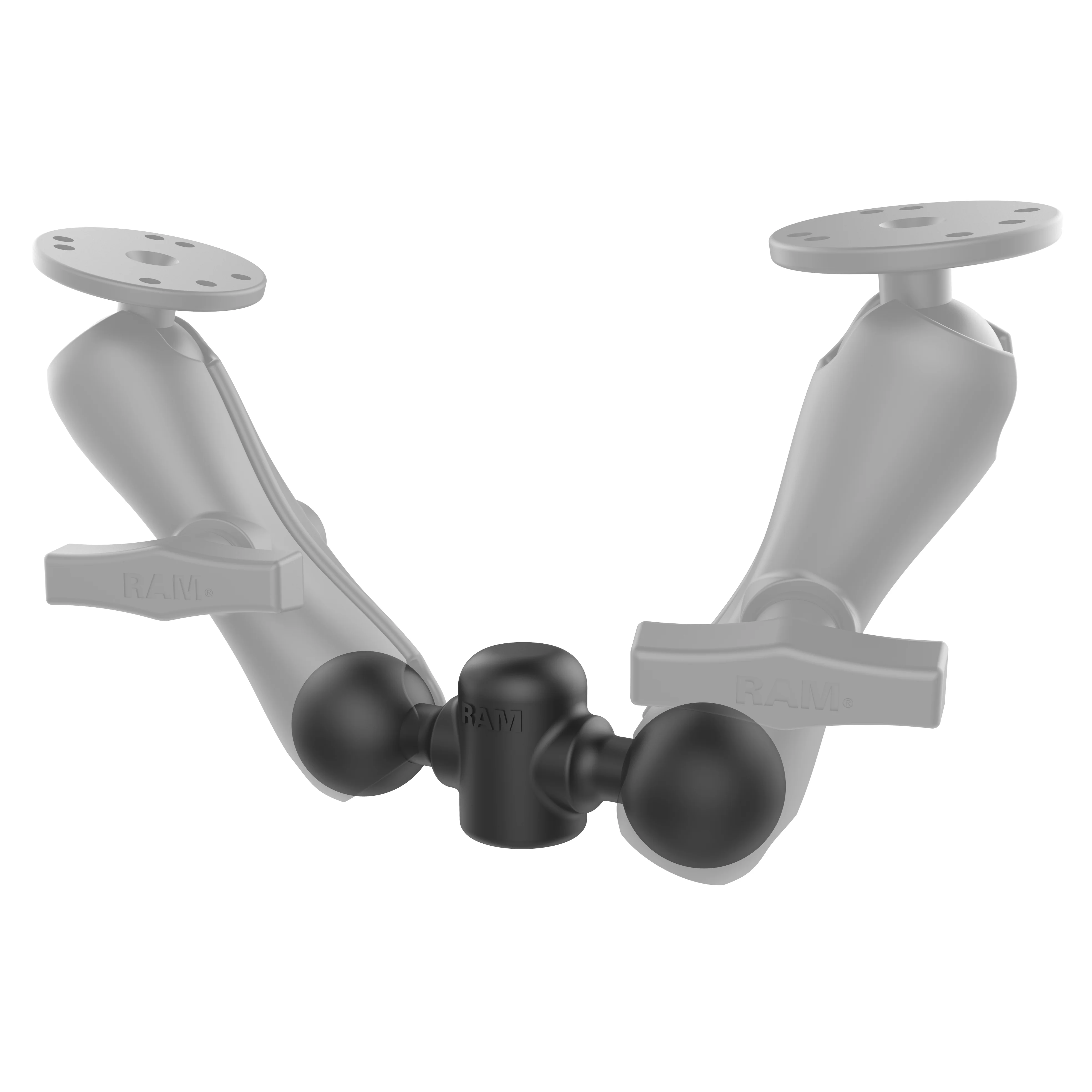 RAM® Double Ball Adapter with 1/2" NPT Threaded Hole - Image 3