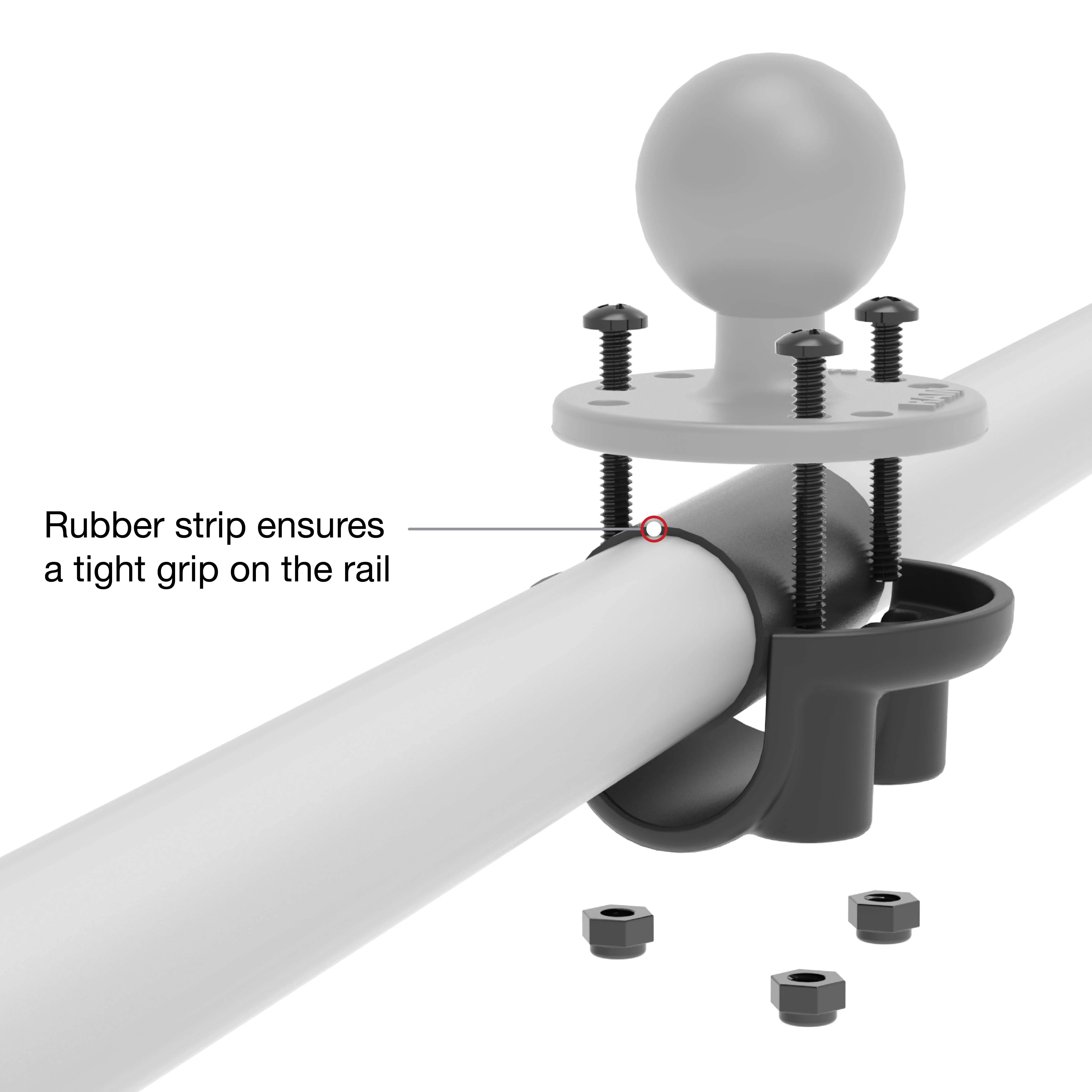 RAM® Rail Adapter Kit for Round Bases - Image 2