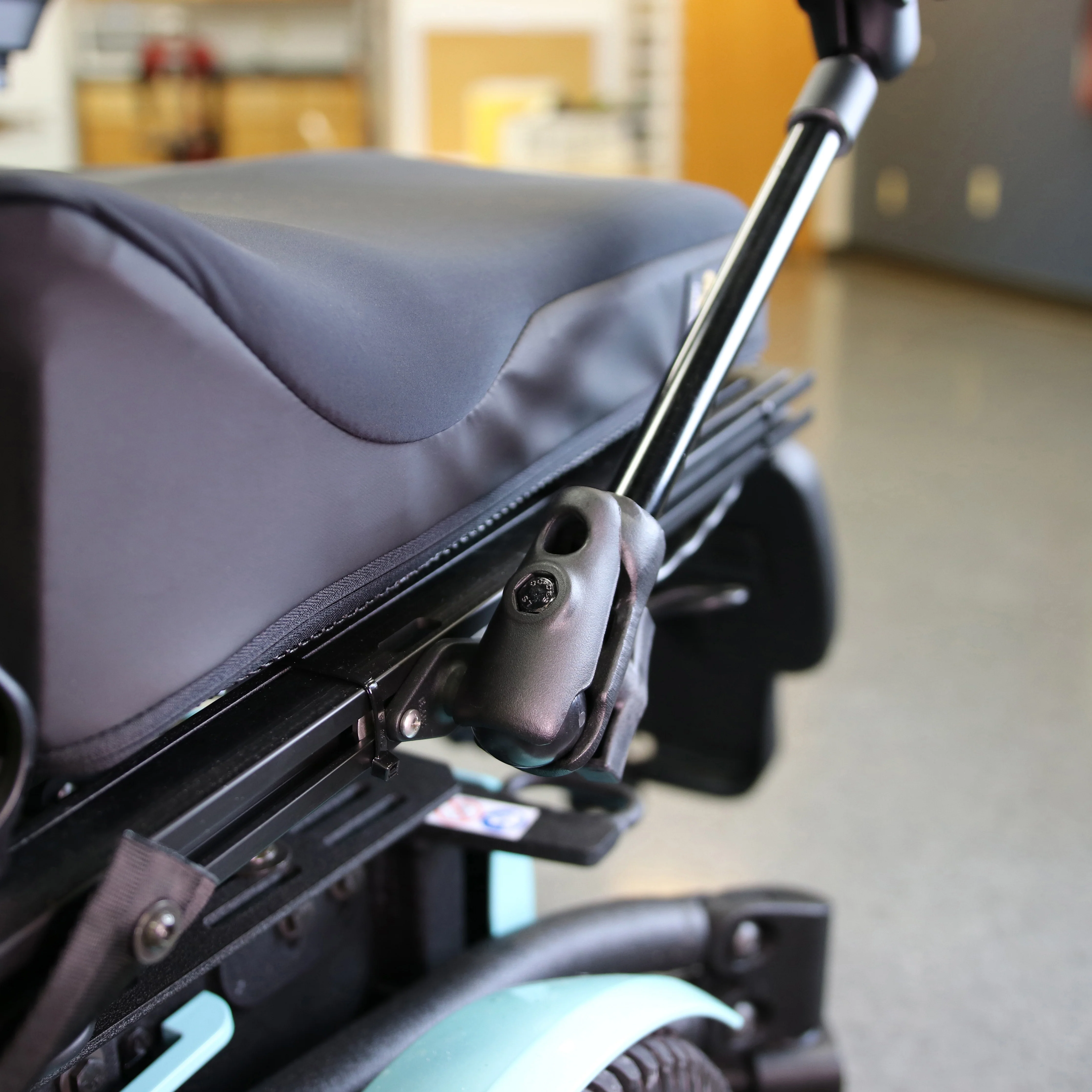 RAM® X-Grip® Wheelchair Seat Track Mount for 9"-11" Tablets - Image 4