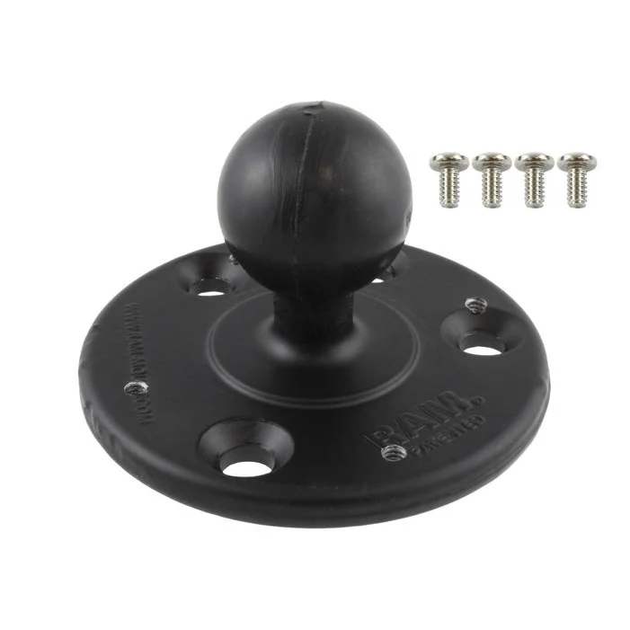 RAM® Large Round Plate with Ball for Raymarine A50, A50D, A57D & A70 - Image 2
