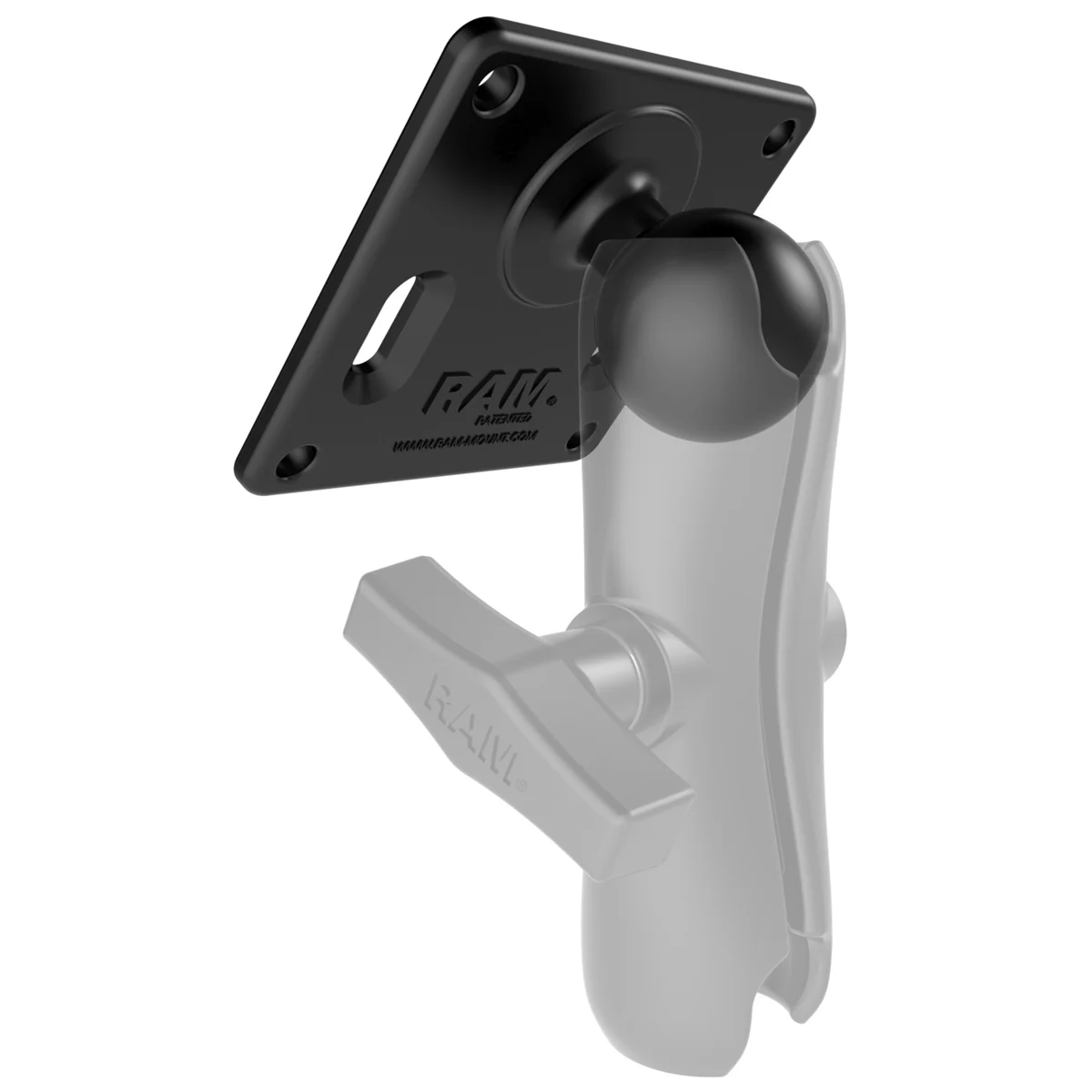 RAM® 75x75mm VESA Plate with Ball - C Size - Image 3