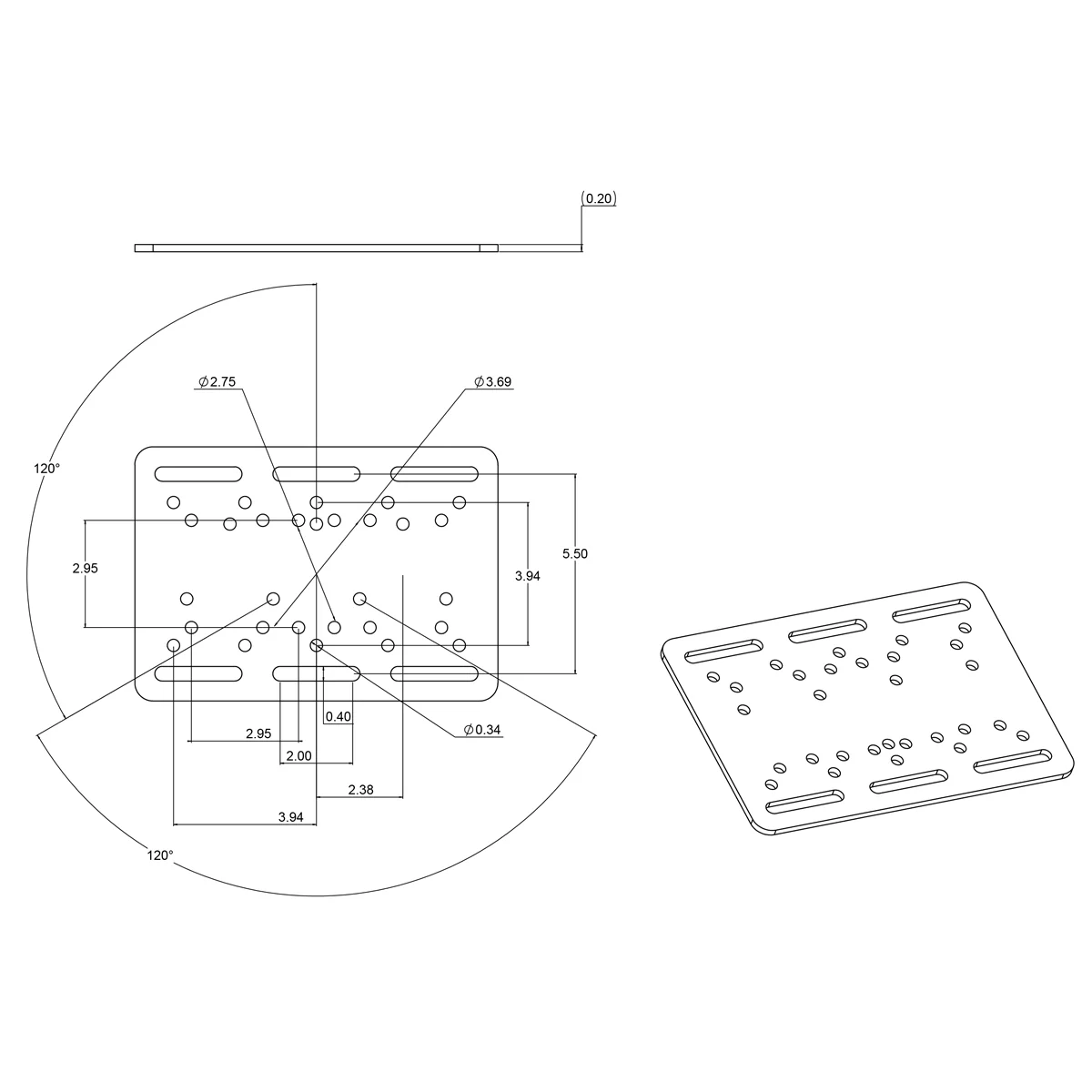 RAM® Lift Truck Overhead Guard Base with Ball - C Size - Image 2