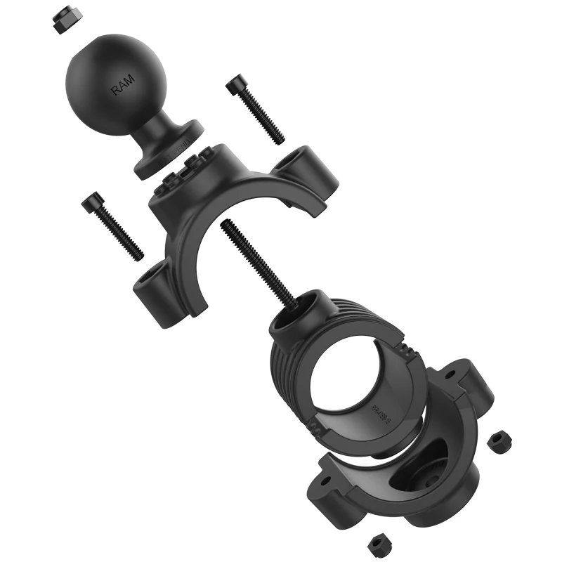 RAM® Torque™ 1 ½" - 2" Diameter Rail Base - C Size Aluminum Ball - Image 2
