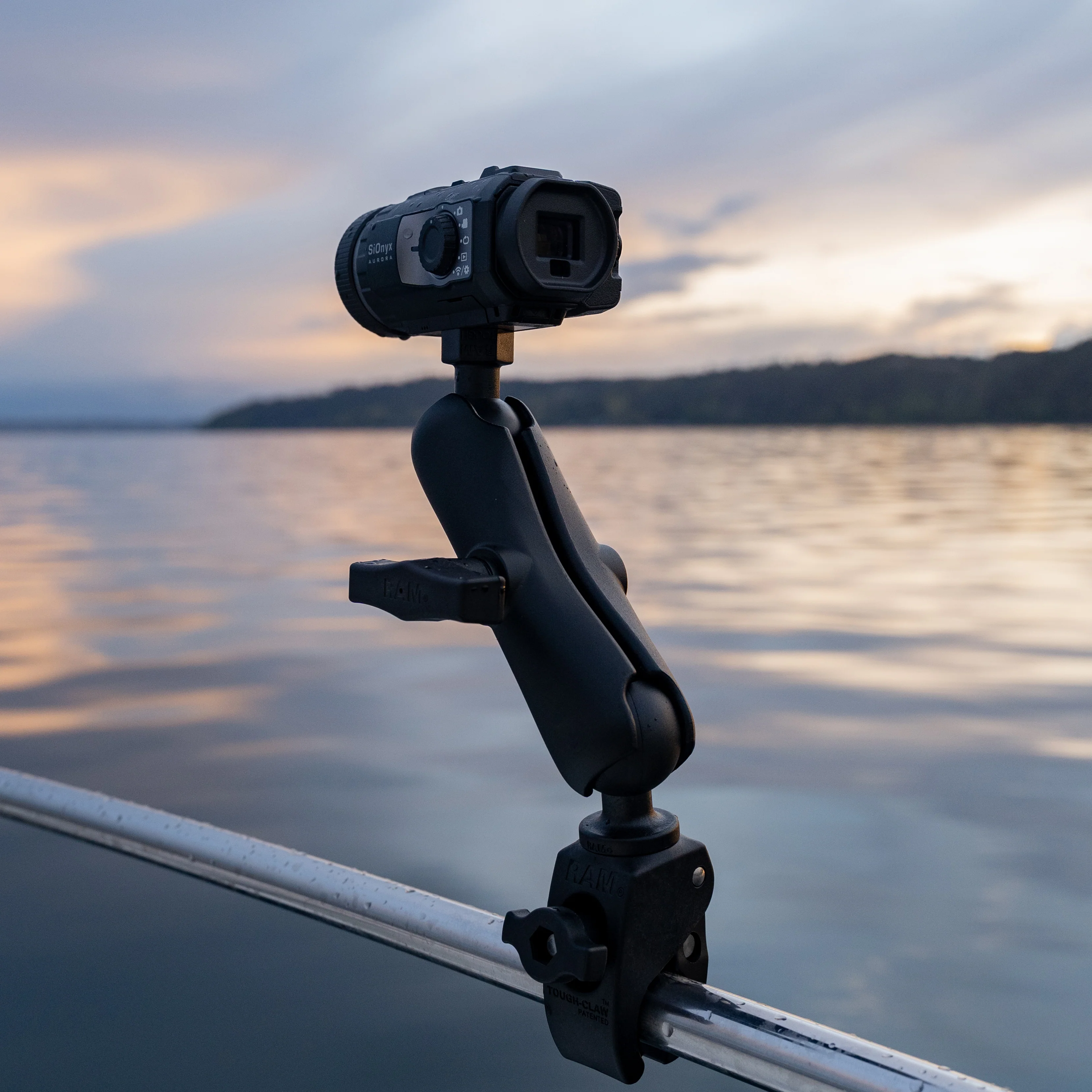 RAM® Tough-Ball™ Camera Mount with RAM® Tough-Claw™ Small Clamp Base - Image 3