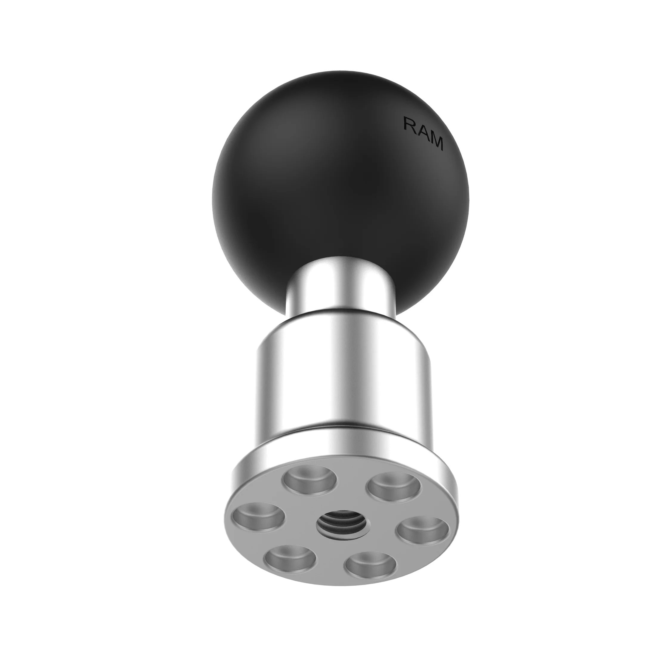 RAM® Aluminum Pin-Lock Ball Adapter with 1/4"-20 Female Thread - C Size - Image 2