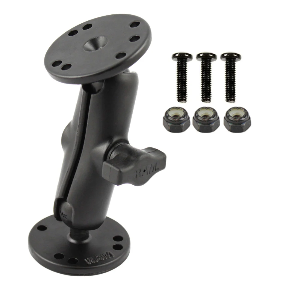 RAM® Double Ball Mount with Hardware for Garmin Striker + More - Image 2
