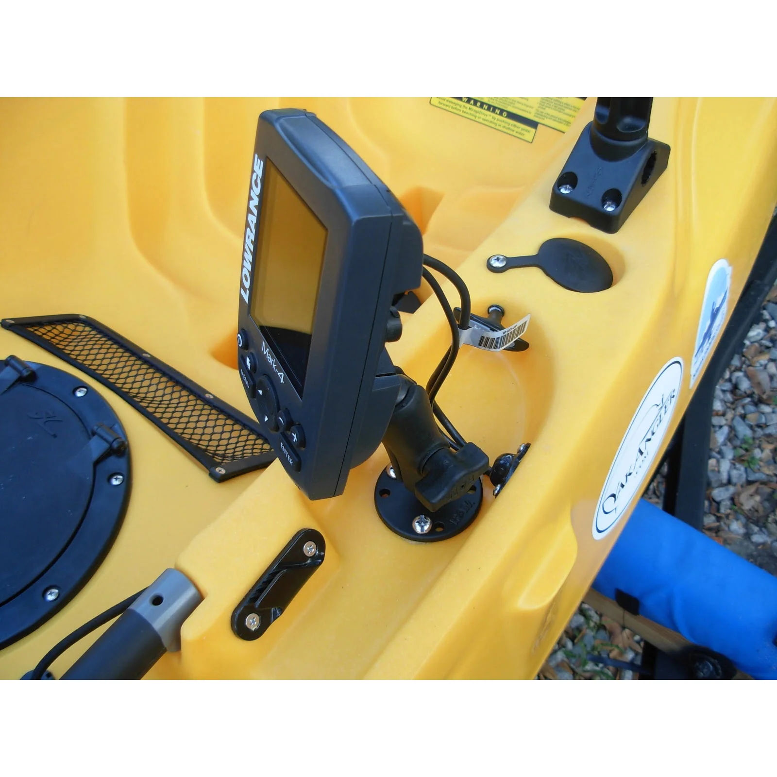 RAM® Double Ball Mount for Lowrance Elite-4 & Mark-4 Series - Image 3