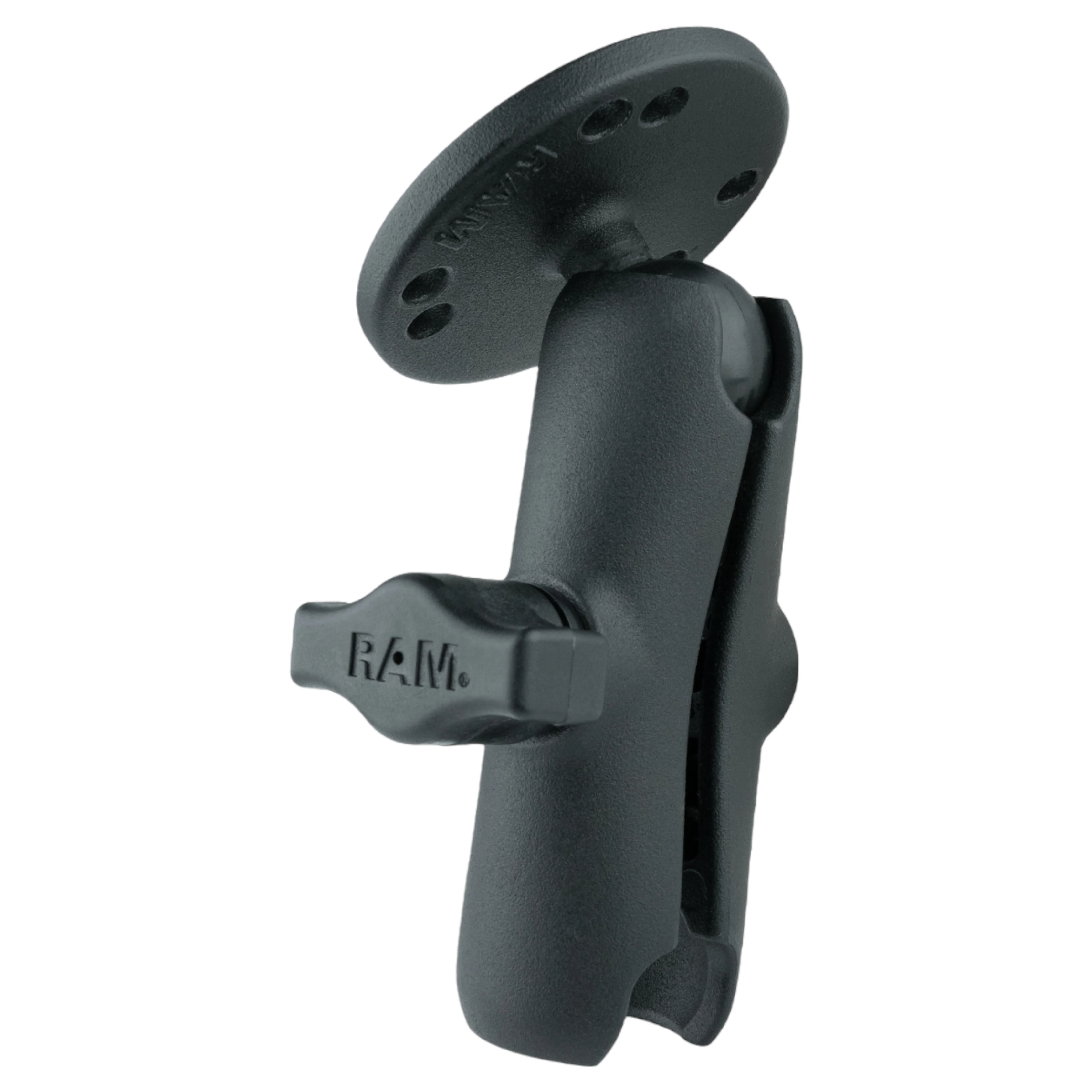 RAM® Double Socket Arm with Round Plate - B Size Medium - Image 2