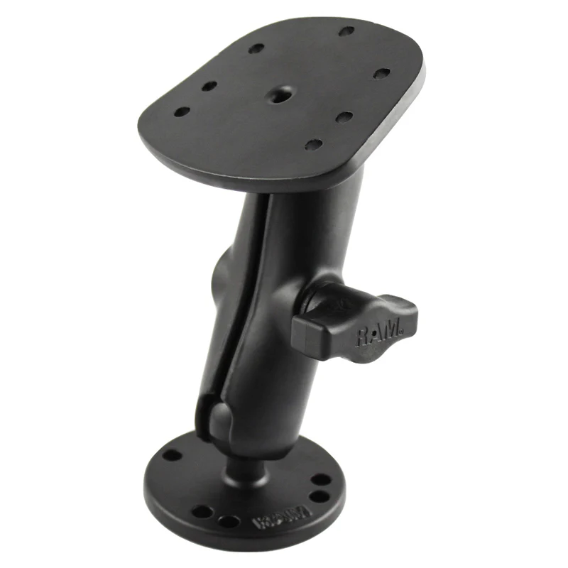 RAM® Drill-Down Double Ball Mount for Humminbird Piranha + More - Image 2