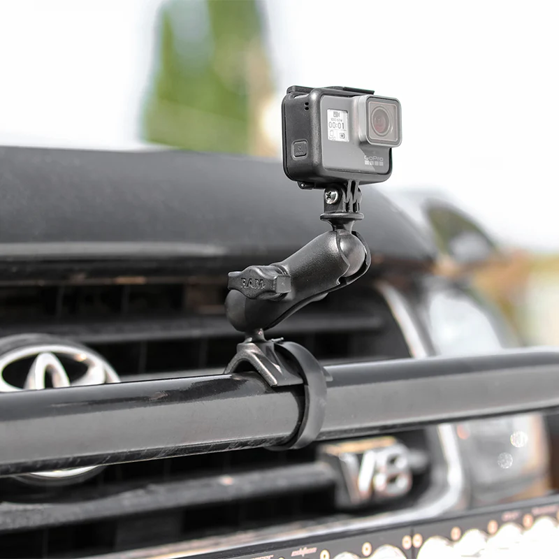 RAM® Strap Clamp Mount with Universal Action Camera Adapter - Image 4