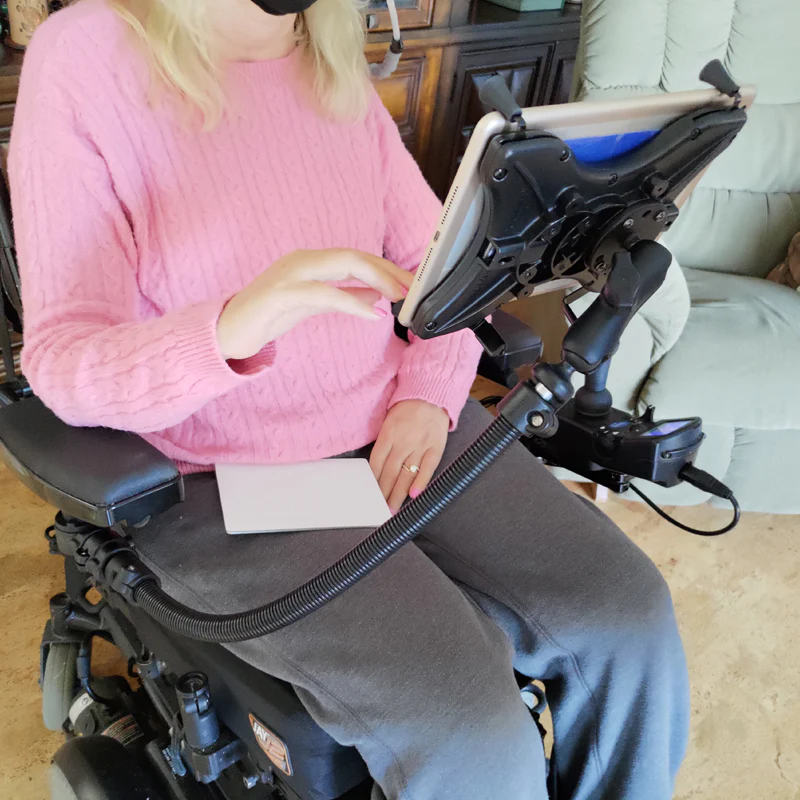 RAM® Quick Release 18" Arm Extension for Wheelchairs - Image 4