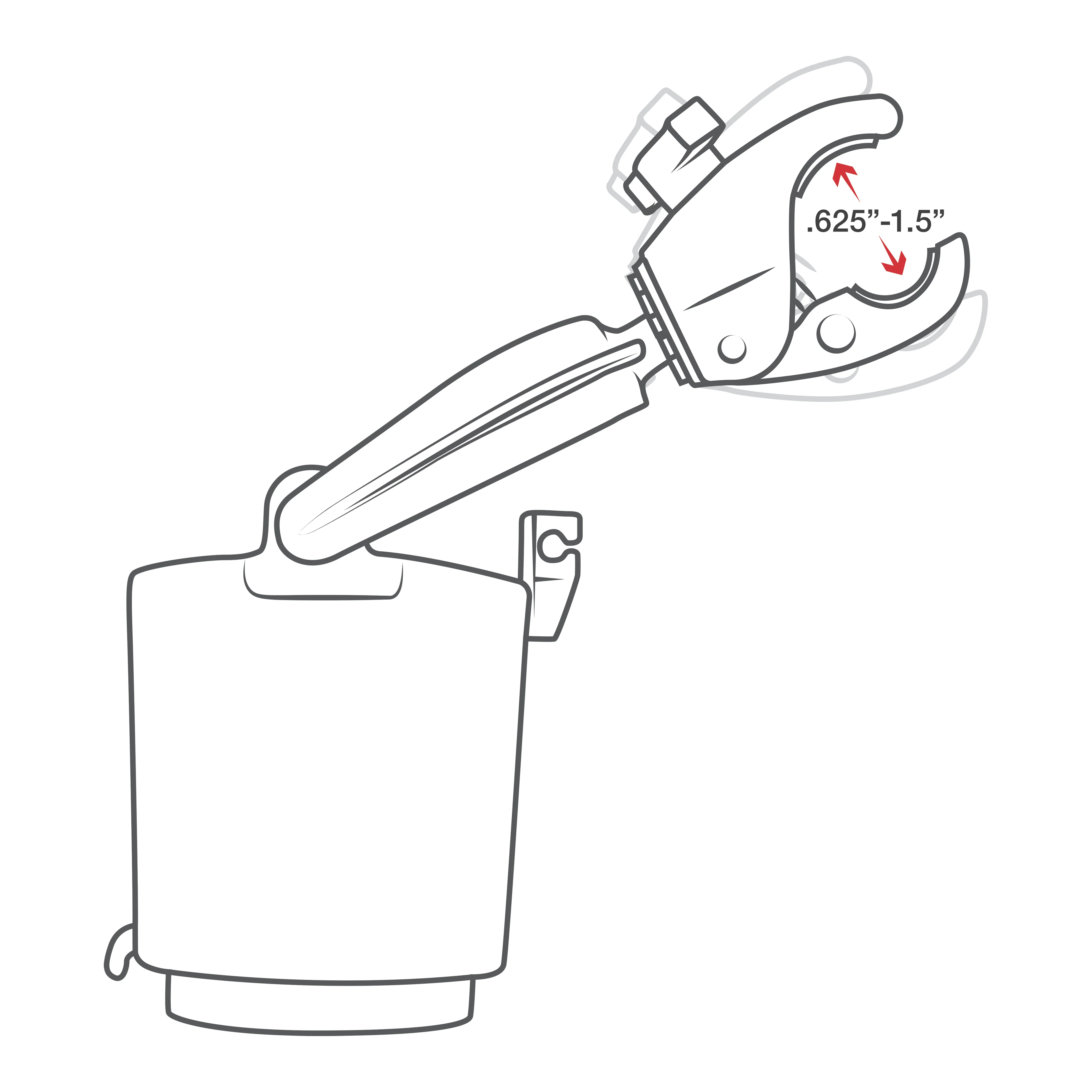RAM® Level Cup™ 16oz Drink Holder with RAM® Tough-Claw™ Mount - Image 8