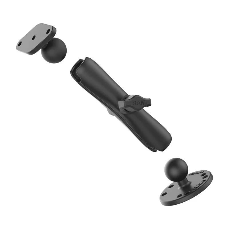 RAM® Double Ball Drill-Down Mount with Diamond Plate - Long - Image 2