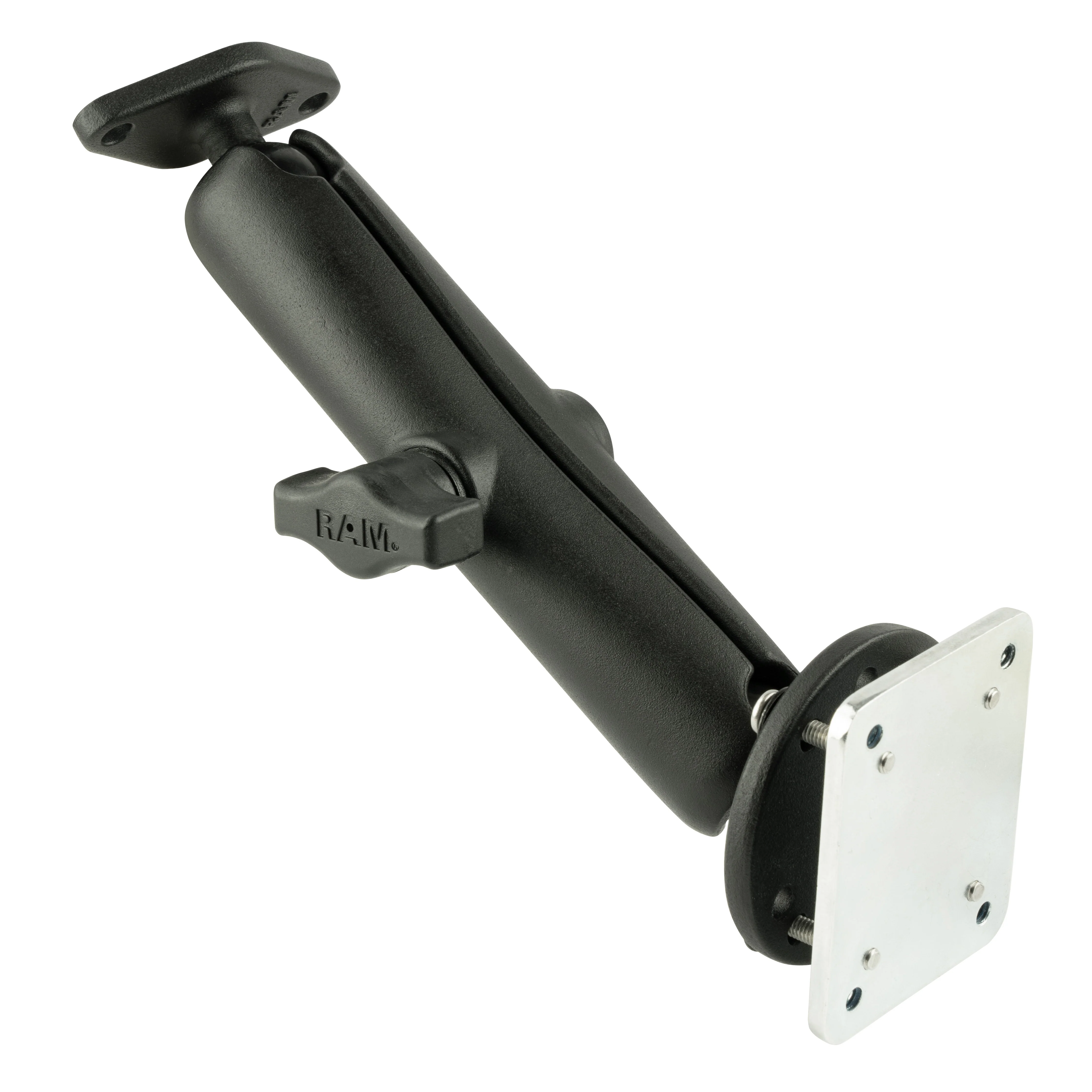 RAM® Double Ball Drill-Down Mount with Diamond Plate & Backer Plate - Image 2