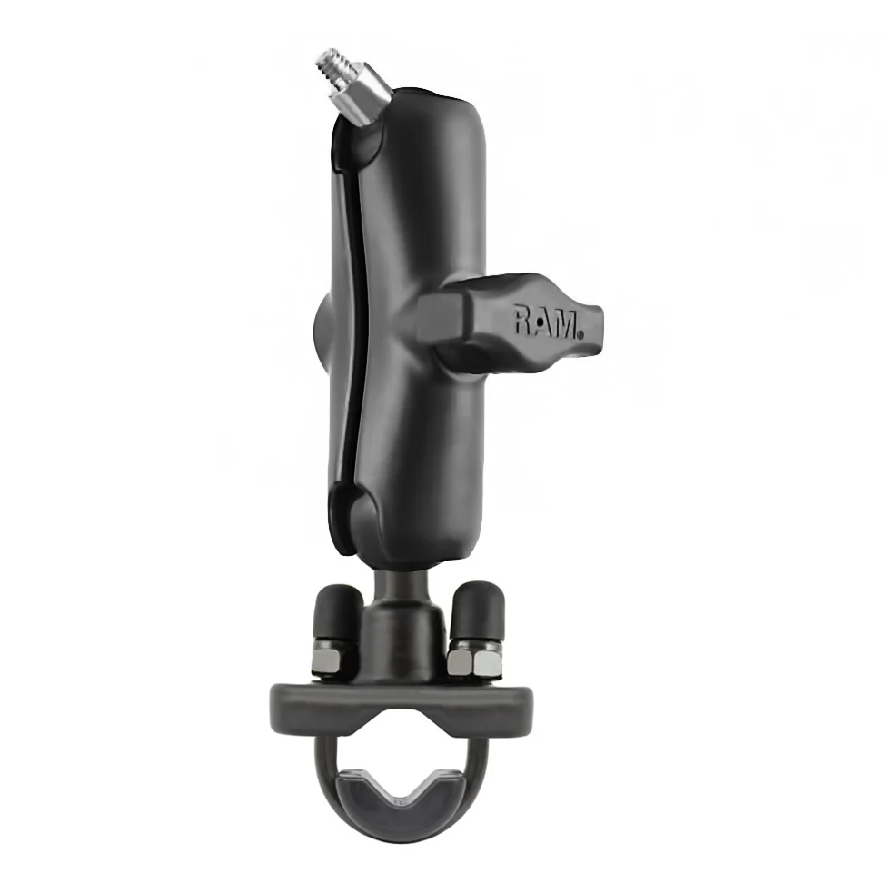 RAM® U-Bolt Double Ball Mount with 1/4"-20 Threaded Stud - B Size Medium