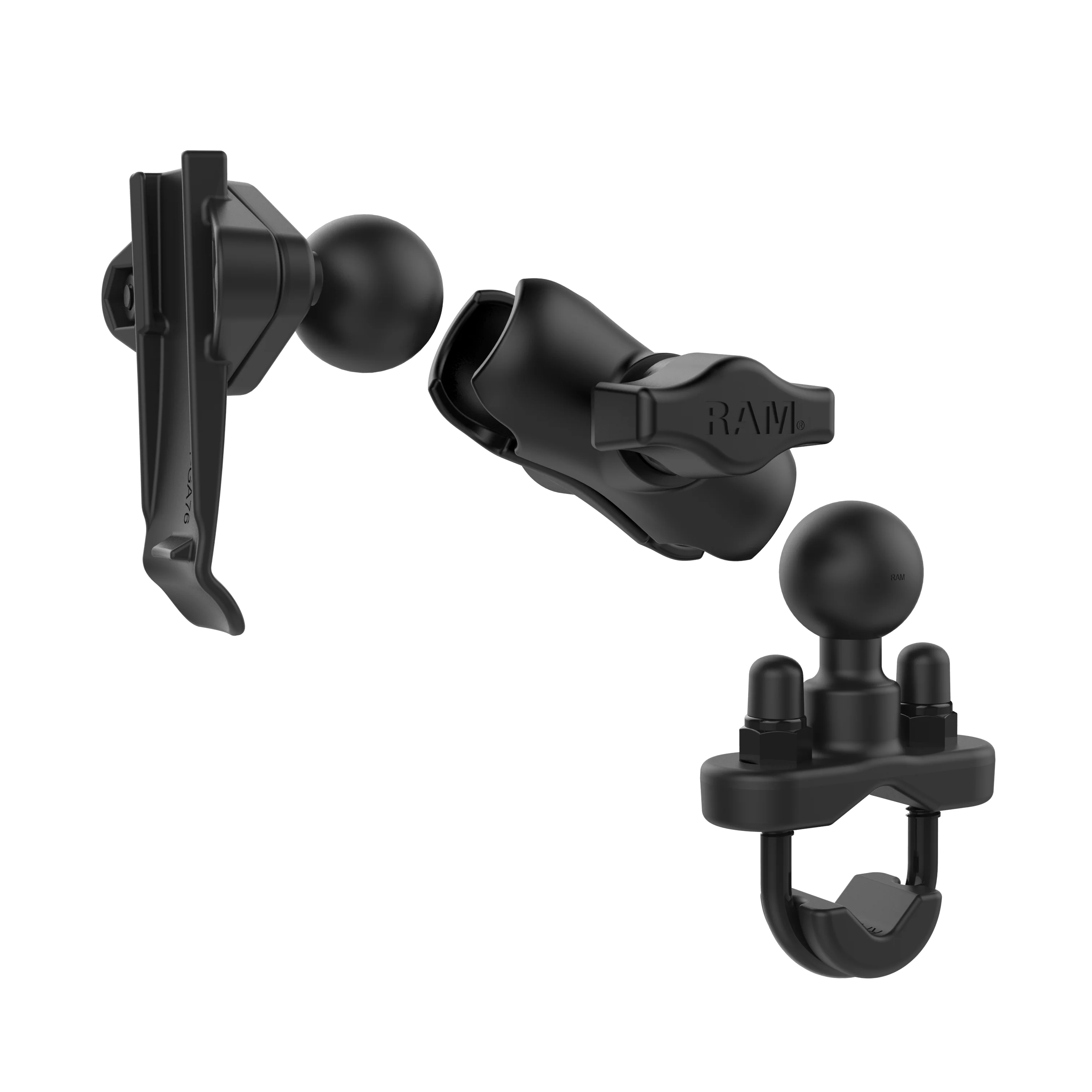 RAM® Spine Clip Garmin Mount with Handlebar U-Bolt Base - Image 3