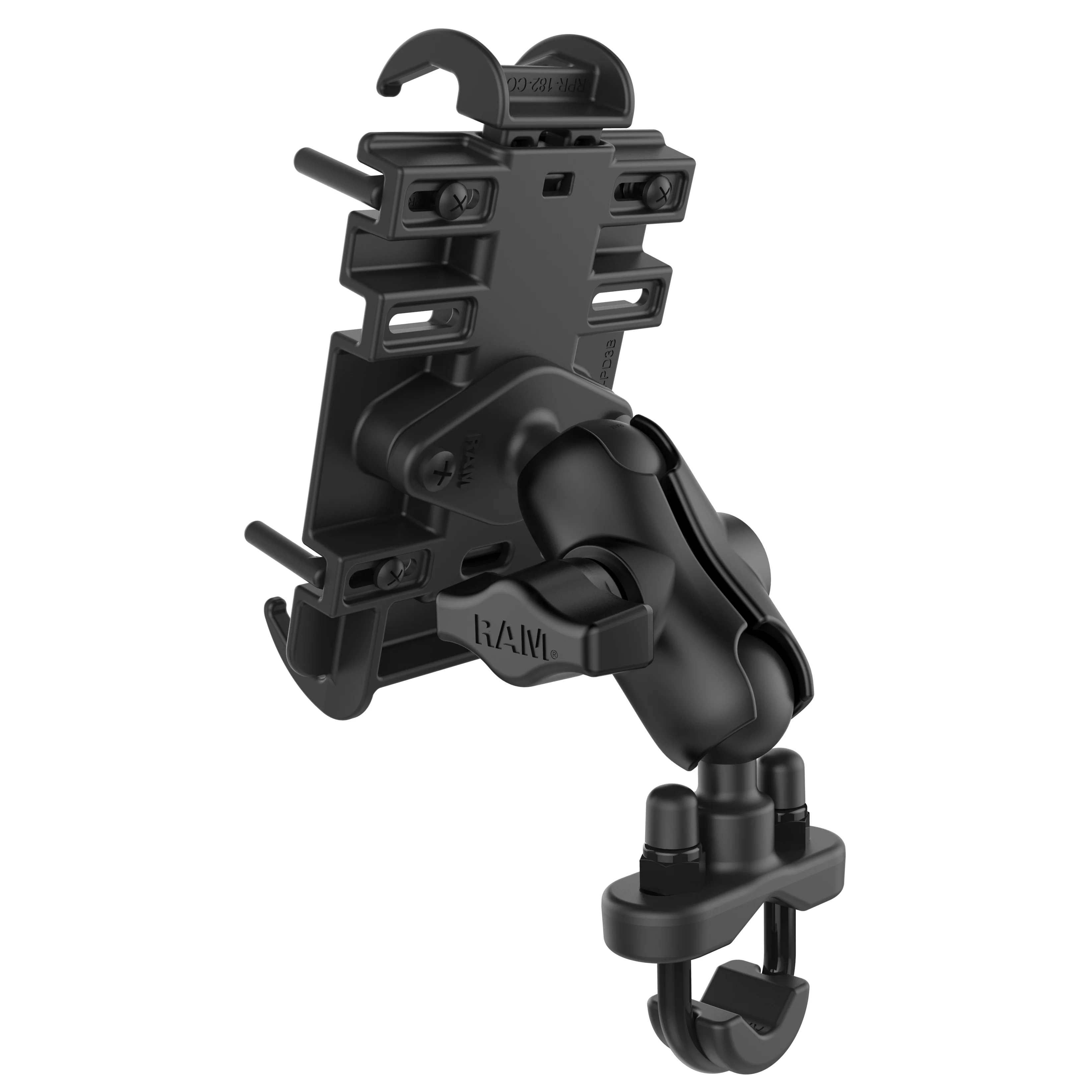 RAM® Quick-Grip™ Phone Mount with Handlebar U-Bolt Base - Short - Image 3