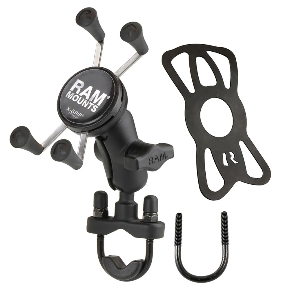 RAM® X-Grip® Phone Mount with Handlebar U-Bolt Base - Short - Image 2