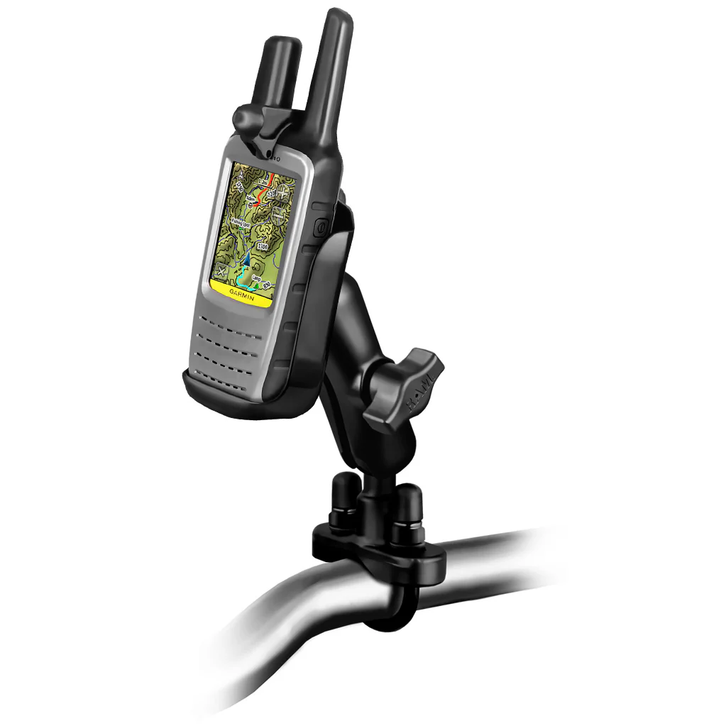 RAM® Handlebar U-Bolt Double Ball Mount for Garmin Rino 610, 650 & 655t