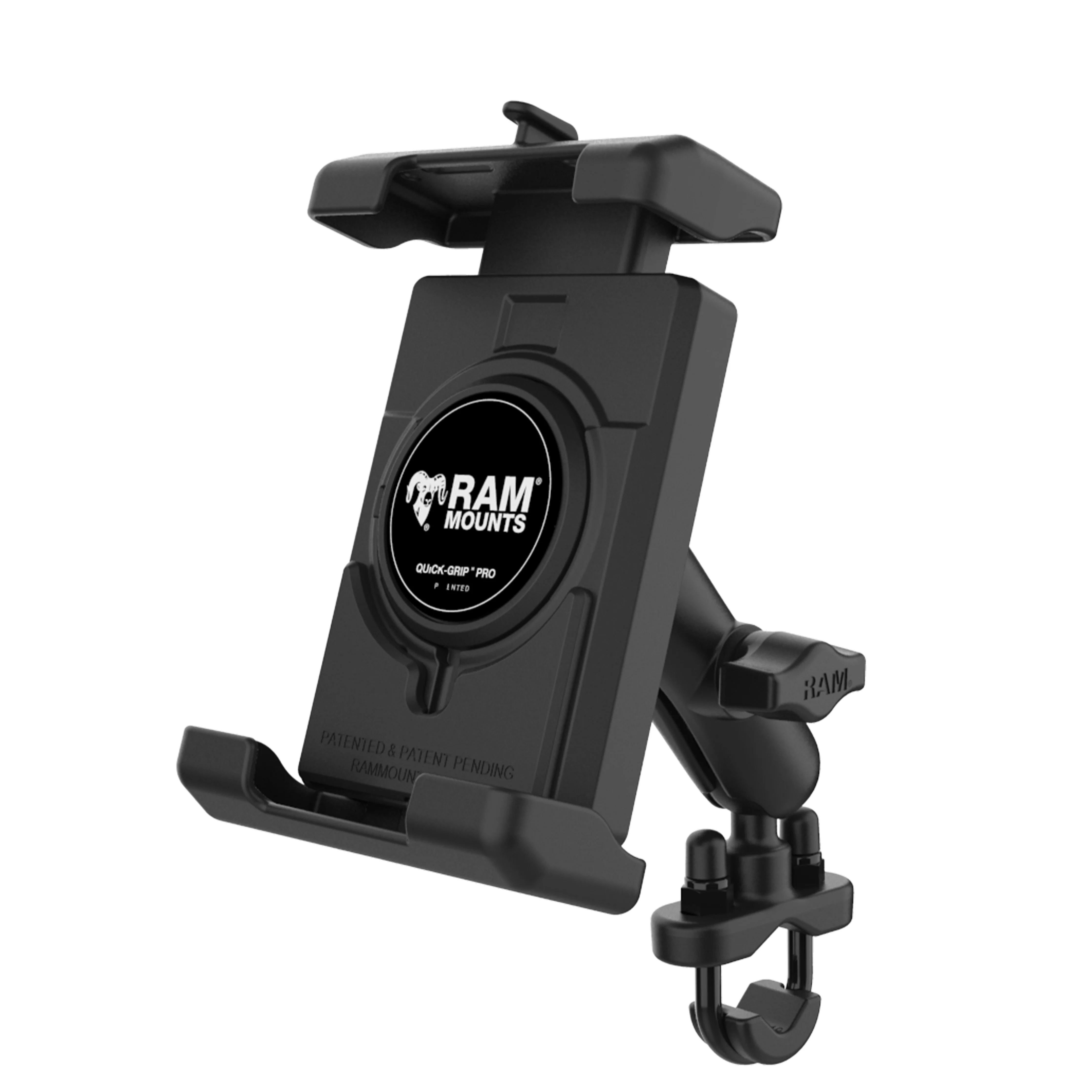 RAM® Quick-Grip™ Pro XL Phone Mount with Handlebar U-Bolt Base - Medium - Image 2