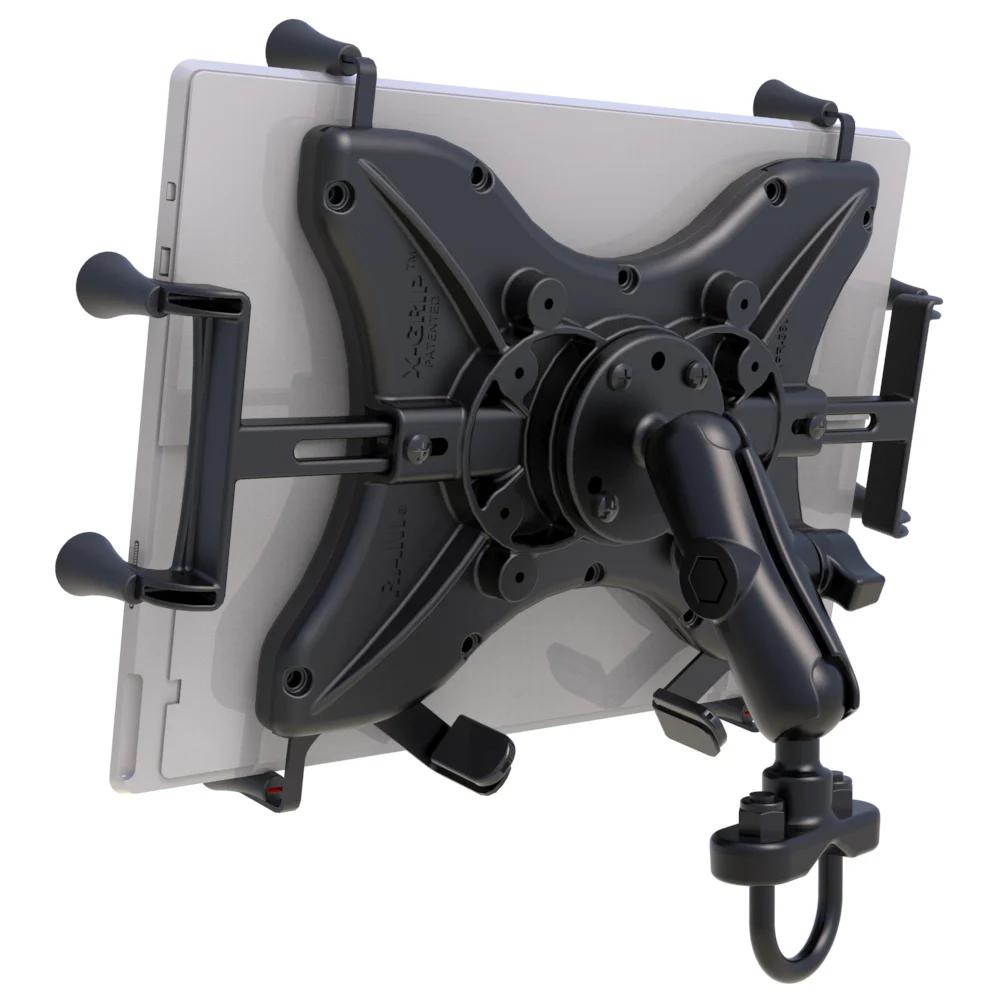 RAM® X-Grip® Large Tablet Mount with Handlebar U-Bolt Base - Image 3