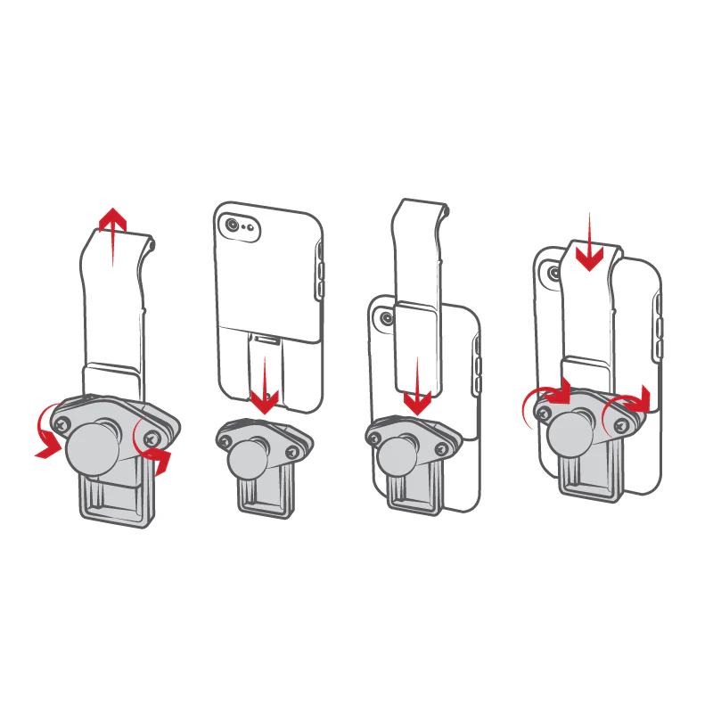 RAM® Twist-Lock™ Suction Cup Mount for OtterBox uniVERSE Phone Cases - Image 5