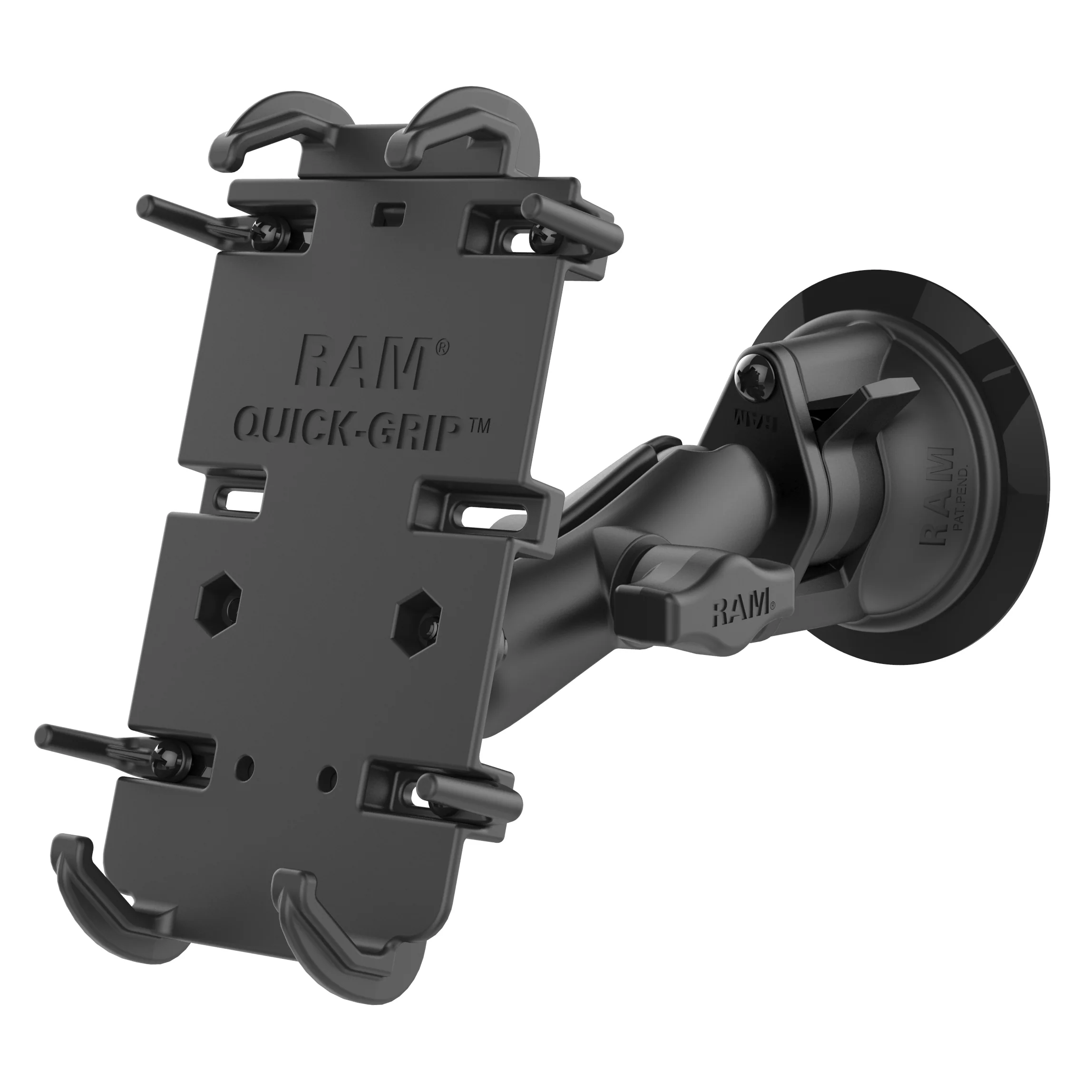 RAM® Quick-Grip™ XL Phone Mount with Twist-Lock™ Suction Cup - Medium