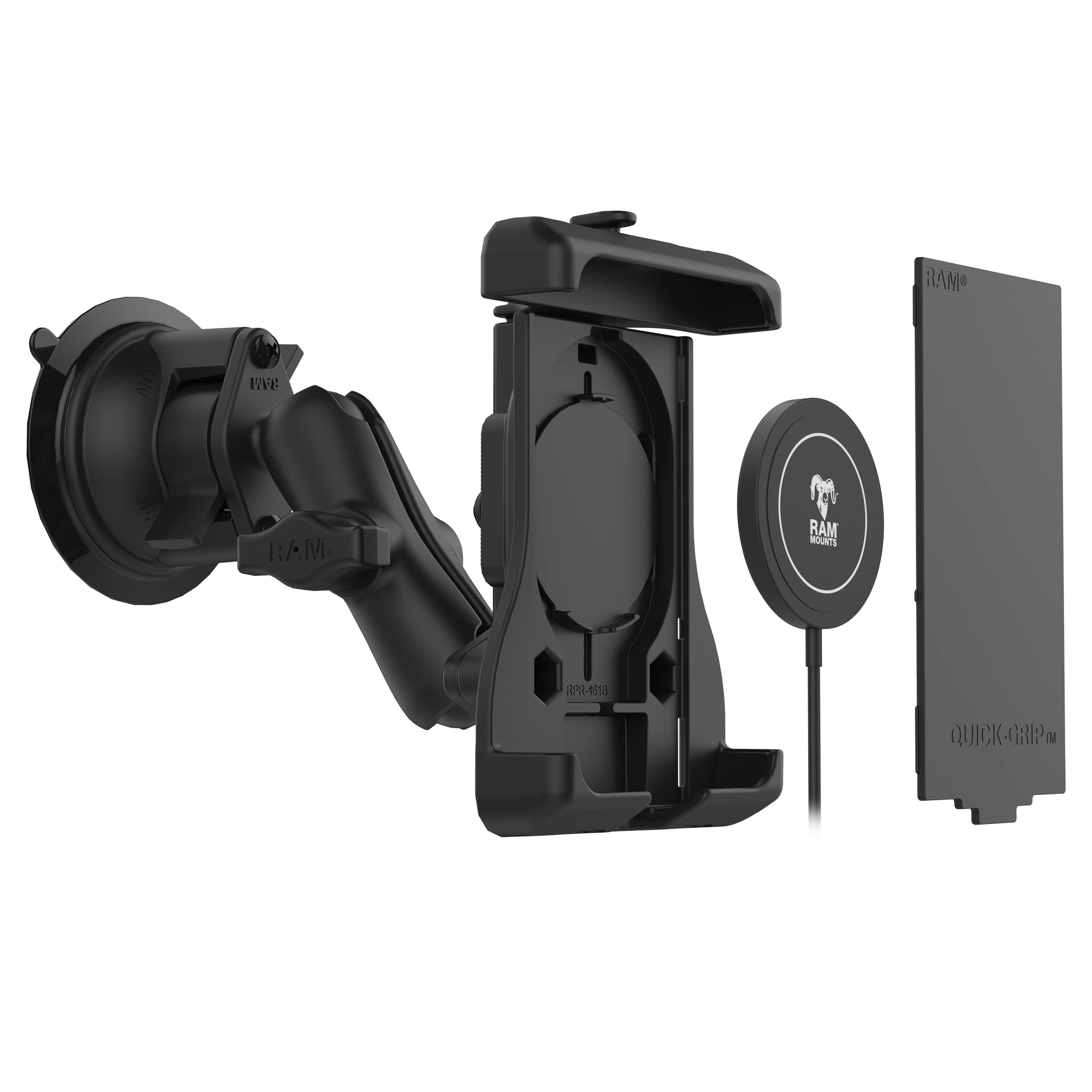 RAM® Quick-Grip™ Suction Cup Mount for iPhone 12 Series + MagSafe