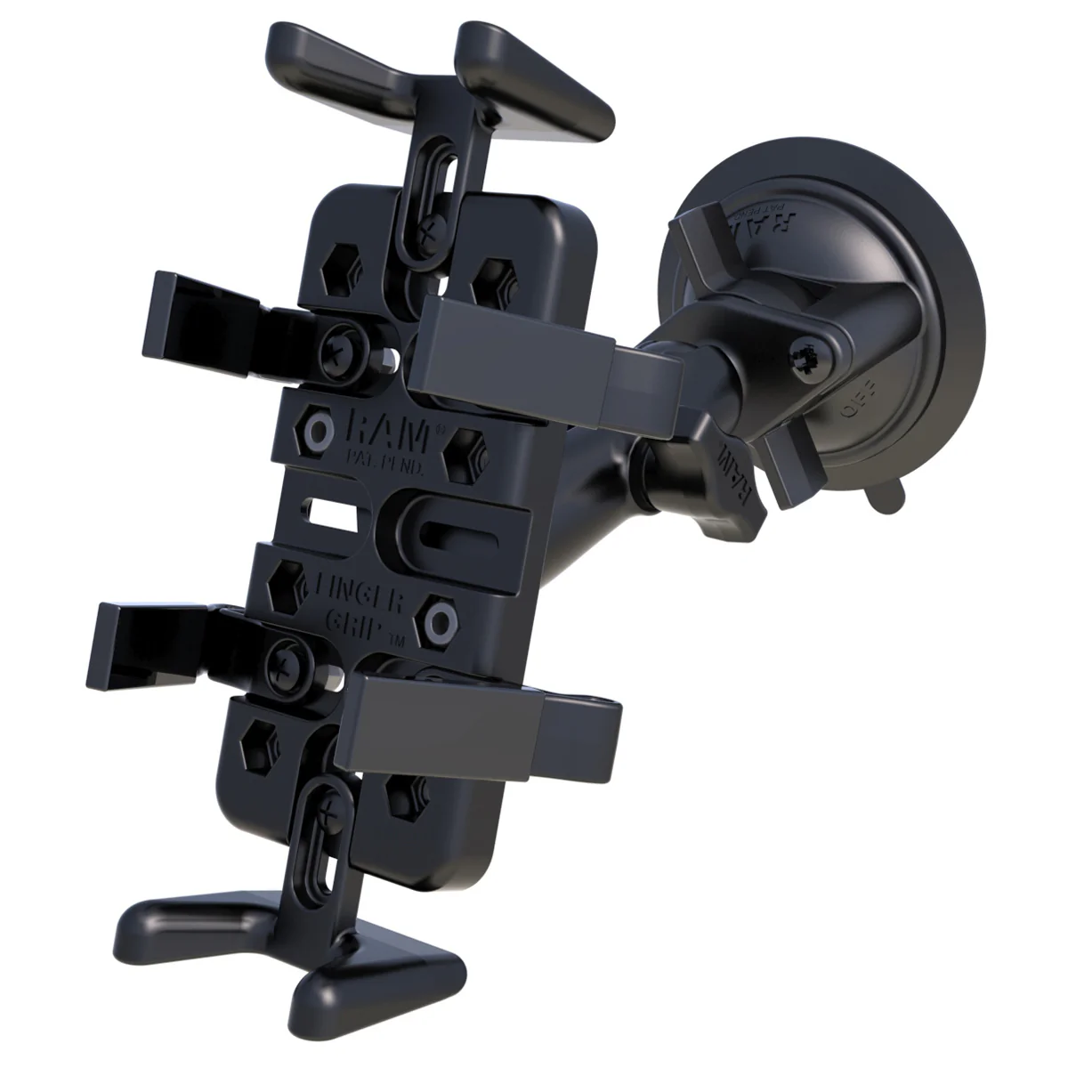 RAM® Finger-Grip™ Universal Mount with RAM® Twist-Lock™ Suction Cup Base - Image 2