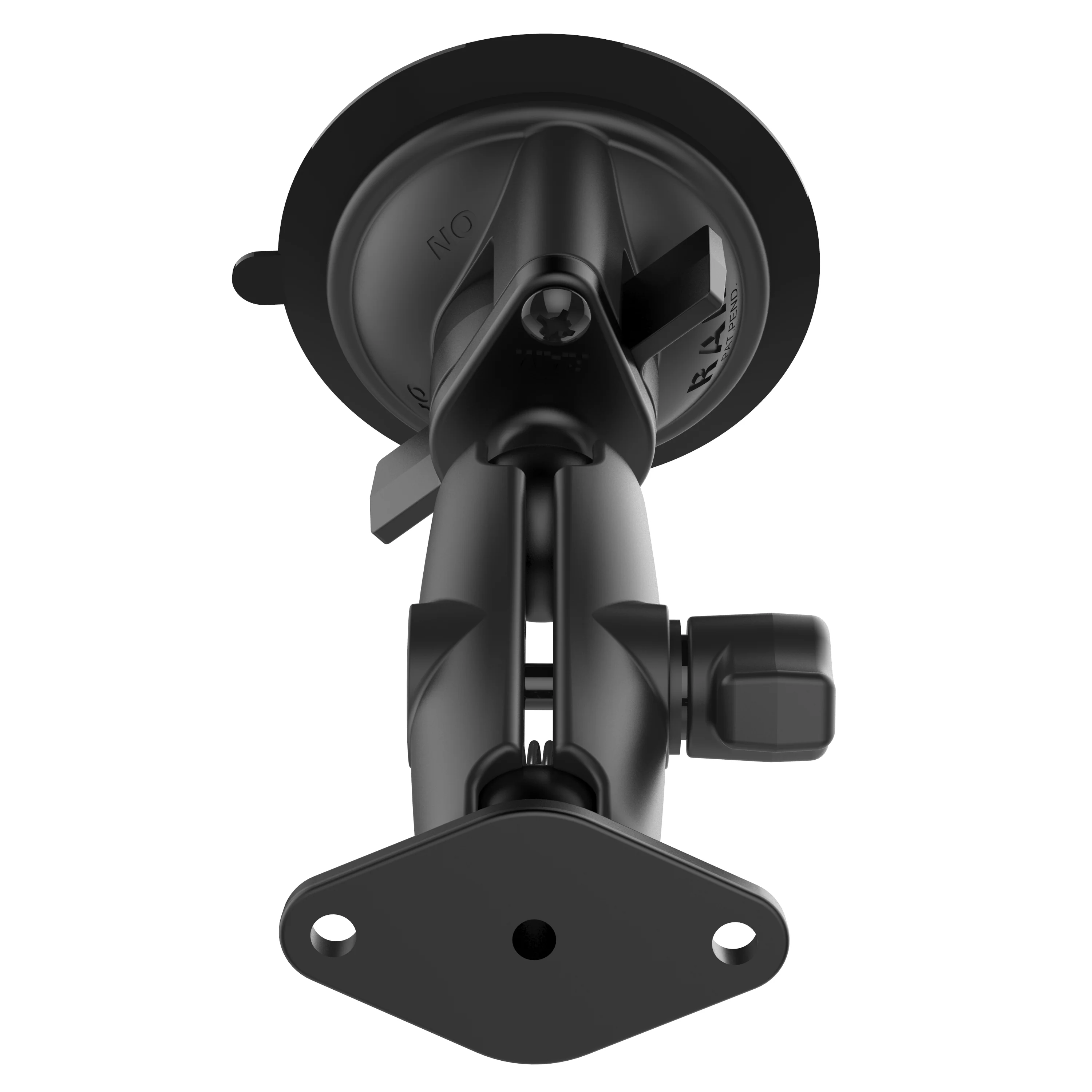 RAM® Twist-Lock™ Suction Cup Double Ball Mount - Medium - Image 5