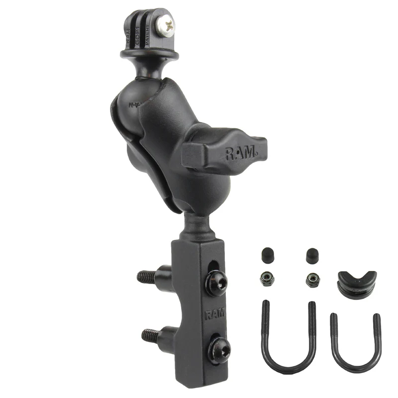RAM® Motorcycle Brake/Clutch Reservoir Base with Action Camera Mount - Image 2