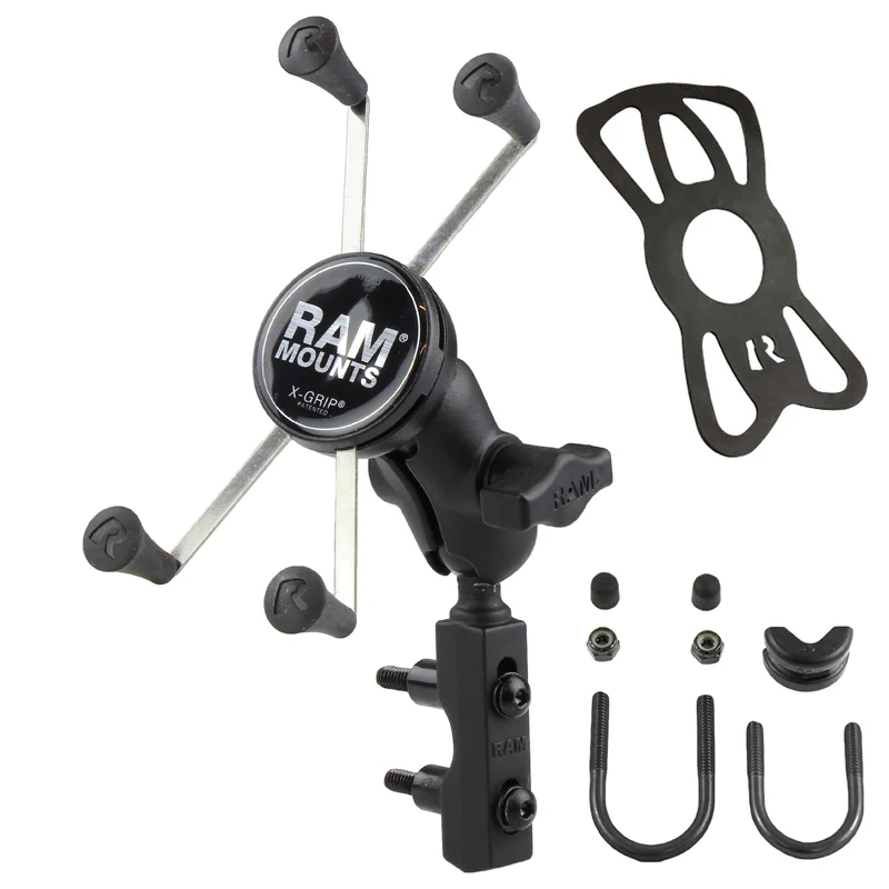 RAM® X-Grip® Large Phone Mount with Brake/Clutch Reservoir Base - Short - Image 2