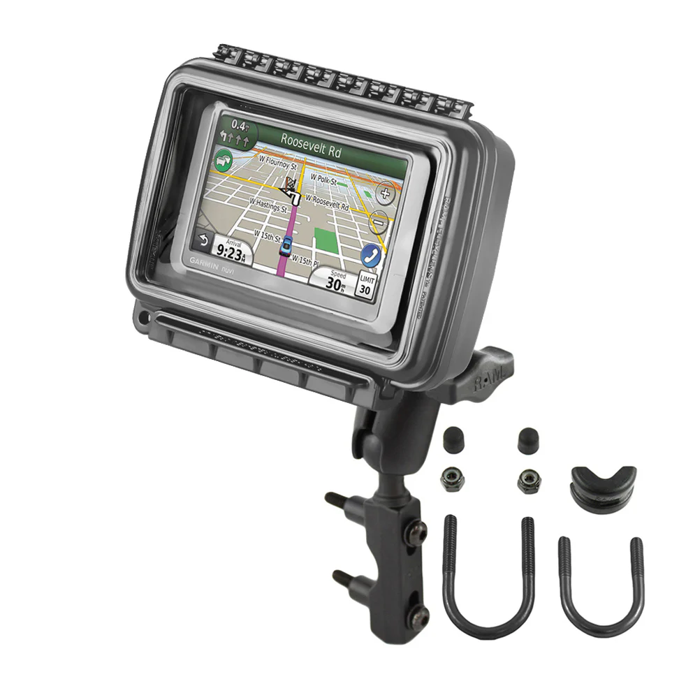 RAM® Aqua Box® with Brake/Clutch Reservoir Mount for Medium Wide Devices