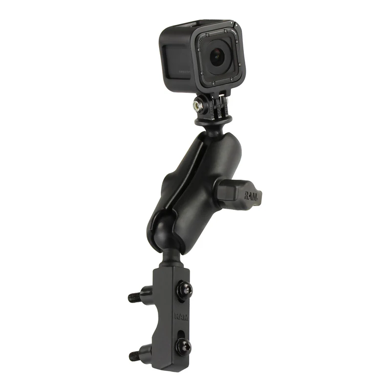 RAM® Brake/Clutch Reservoir Mount with Universal Action Camera Adapter - Image 3