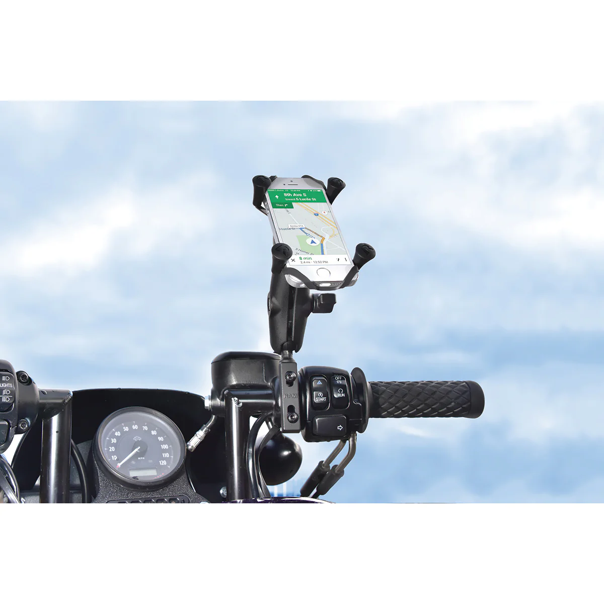 RAM® X-Grip® Phone Mount with Brake/Clutch Reservoir Base - Medium - Image 4