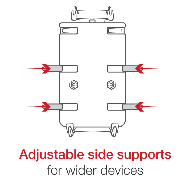 RAM® Quick-Grip™ XL Phone Mount with Vibe-Safe™ & Fork Stem Base - Short - Image 7