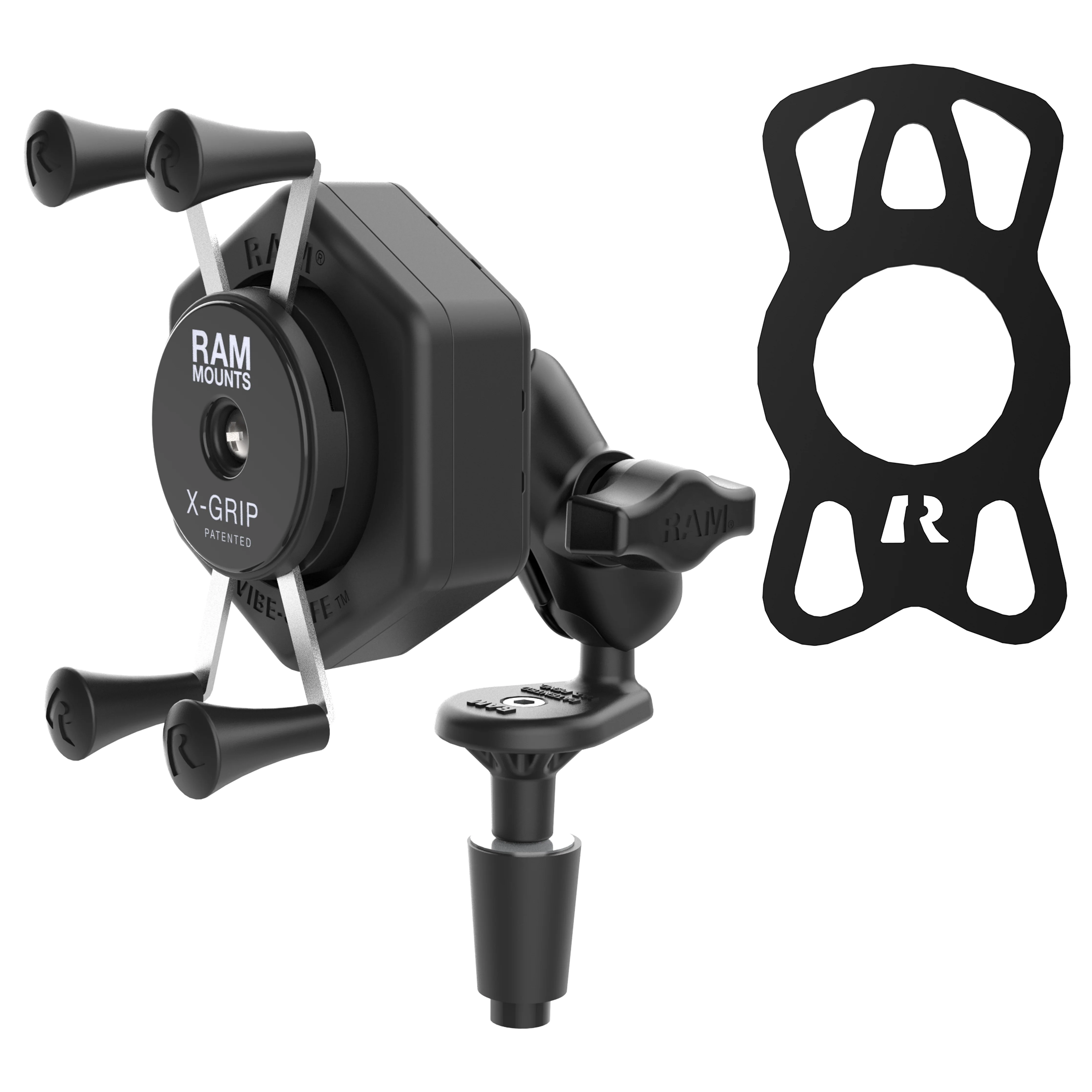 RAM® X-Grip® Phone Mount with Vibe-Safe™ & Fork Stem Base - Short - Image 2